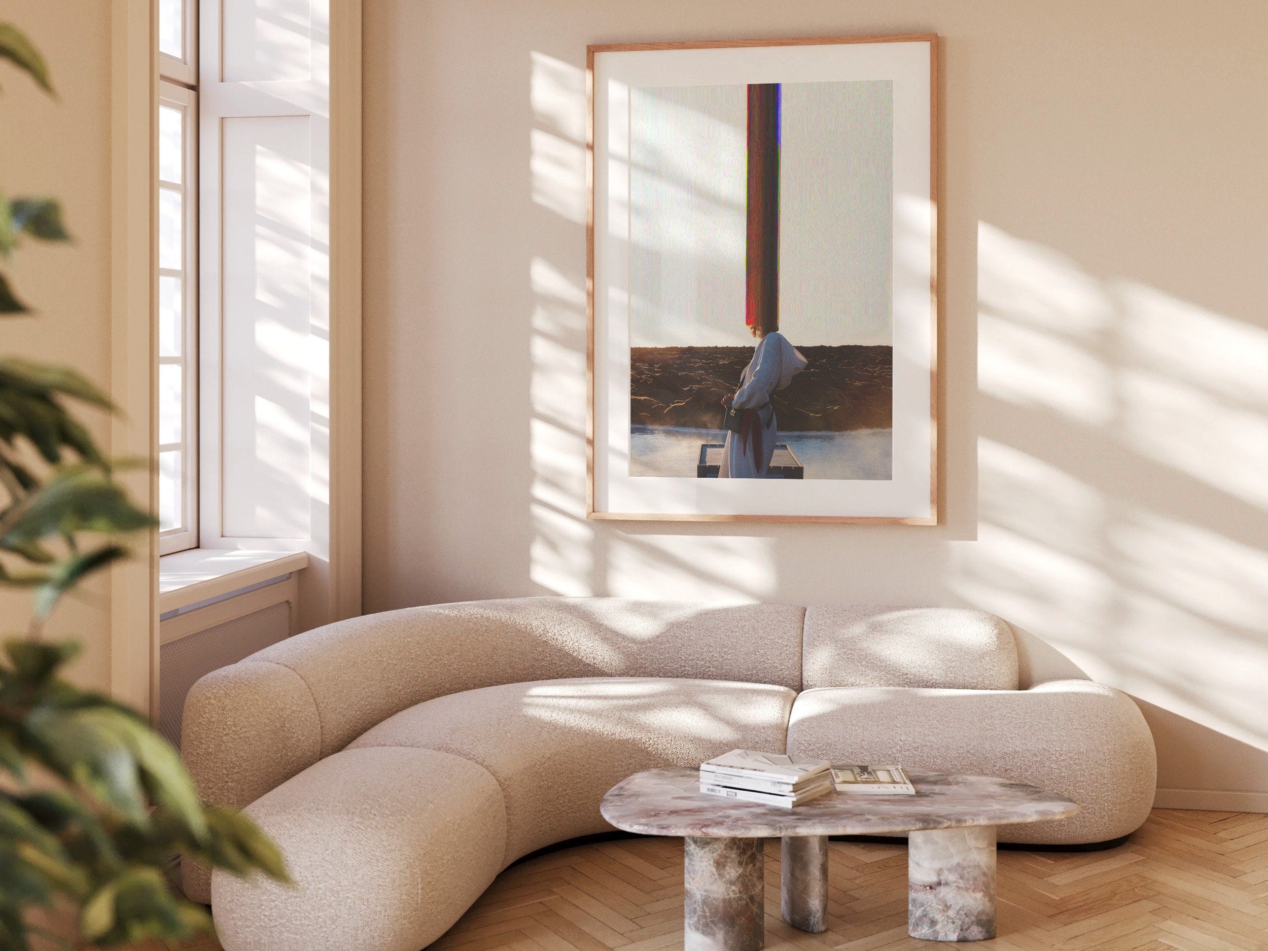 Altered Female Fashion Photo Wall Art - Eclectic Minimal Aesthetic Decor for Home, Office, Bedroom, Bathroom | Untitled (201) Giclée Print