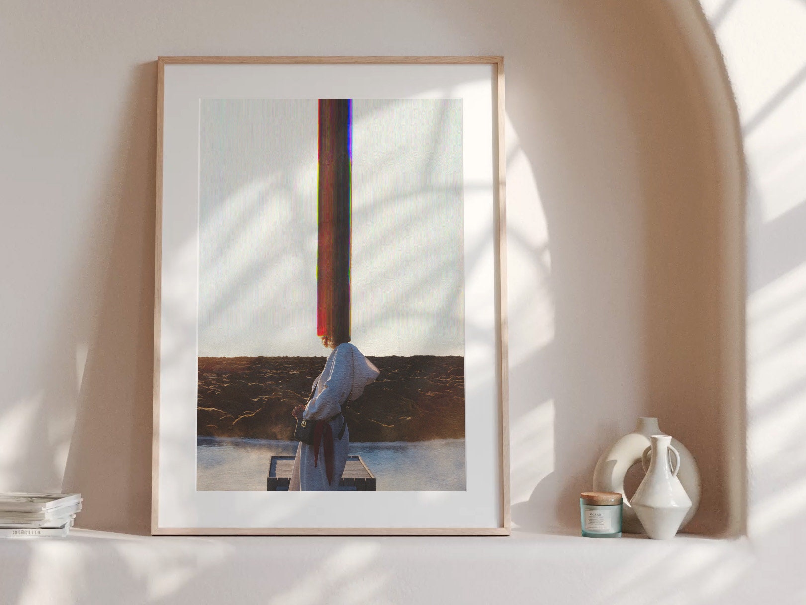 Altered Female Fashion Photo Wall Art - Eclectic Minimal Aesthetic Decor for Home, Office, Bedroom, Bathroom | Untitled (201) Giclée Print