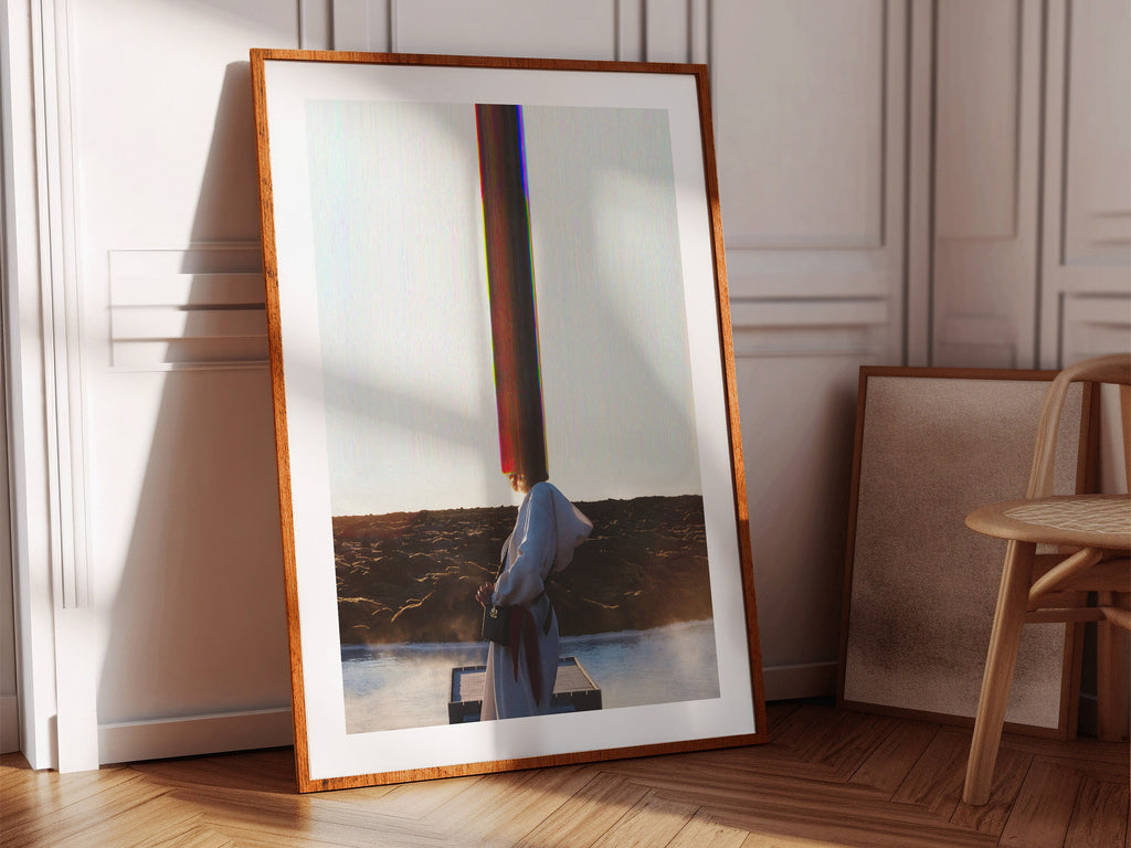 Altered Female Fashion Photo Wall Art - Eclectic Minimal Aesthetic Decor for Home, Office, Bedroom, Bathroom | Untitled (201) Giclée Print