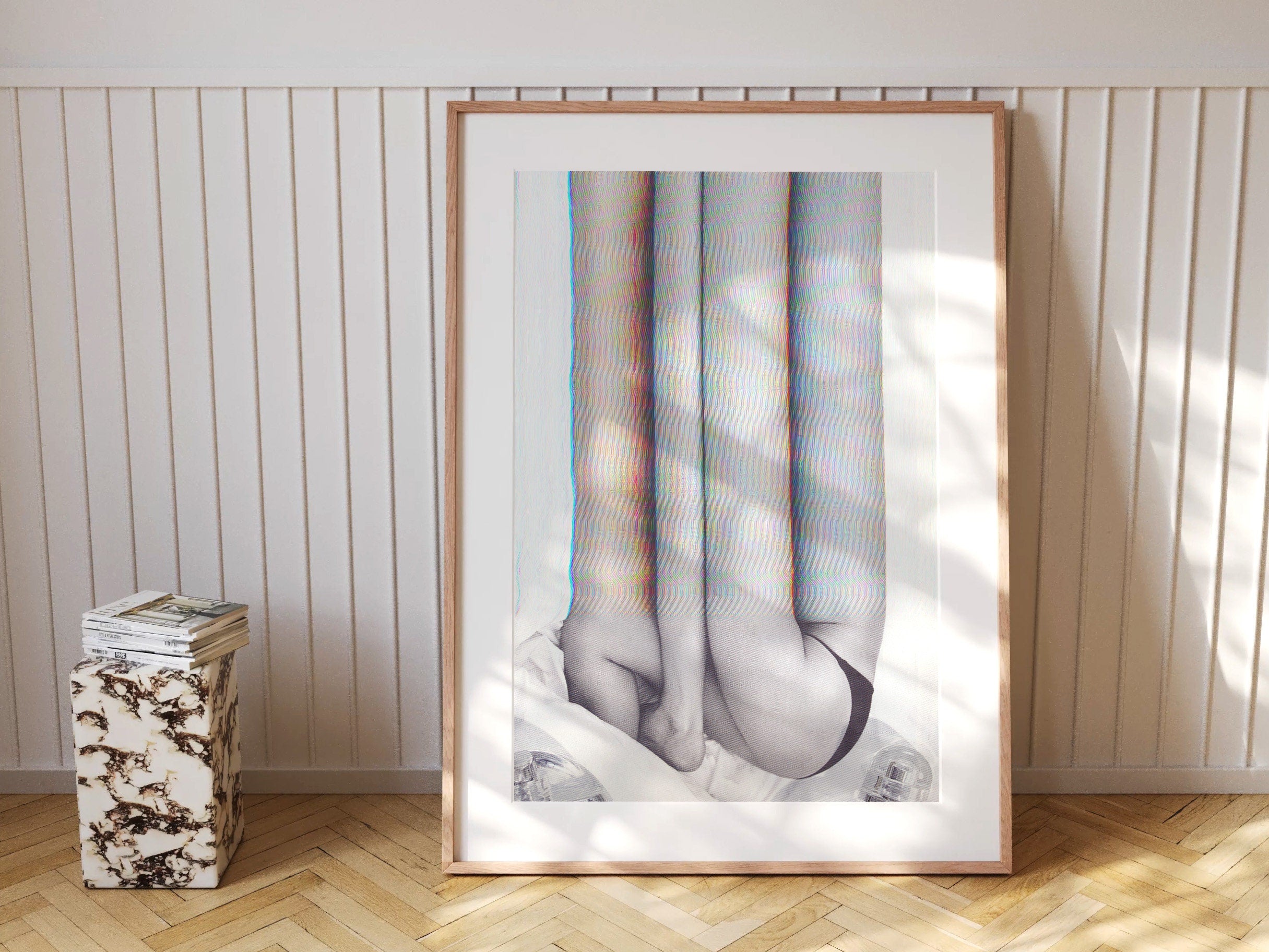 Surreal Altered Body Photography Art Print - Unique Minimalist Wall Decor for Home, Office, or Bedroom | Untitled (205) Giclée Print