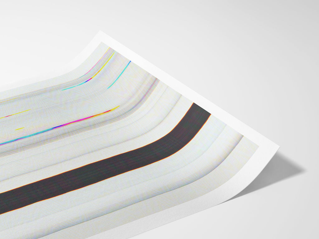 Black and White Altered Couples Portrait - Cute Minimal Unique Wall Decor for Home, Office, Bedroom, Bathroom | Untitled (212) Giclée Print