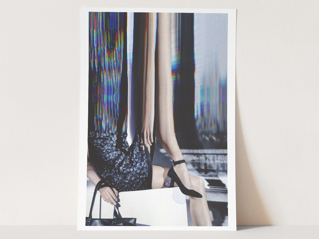 Surreal Altered Luxury Women's Fashion Photo - Elegant Glamorous Unique Wall Decor for Home, Office, Bedroom | Untitled (213) Giclée Print