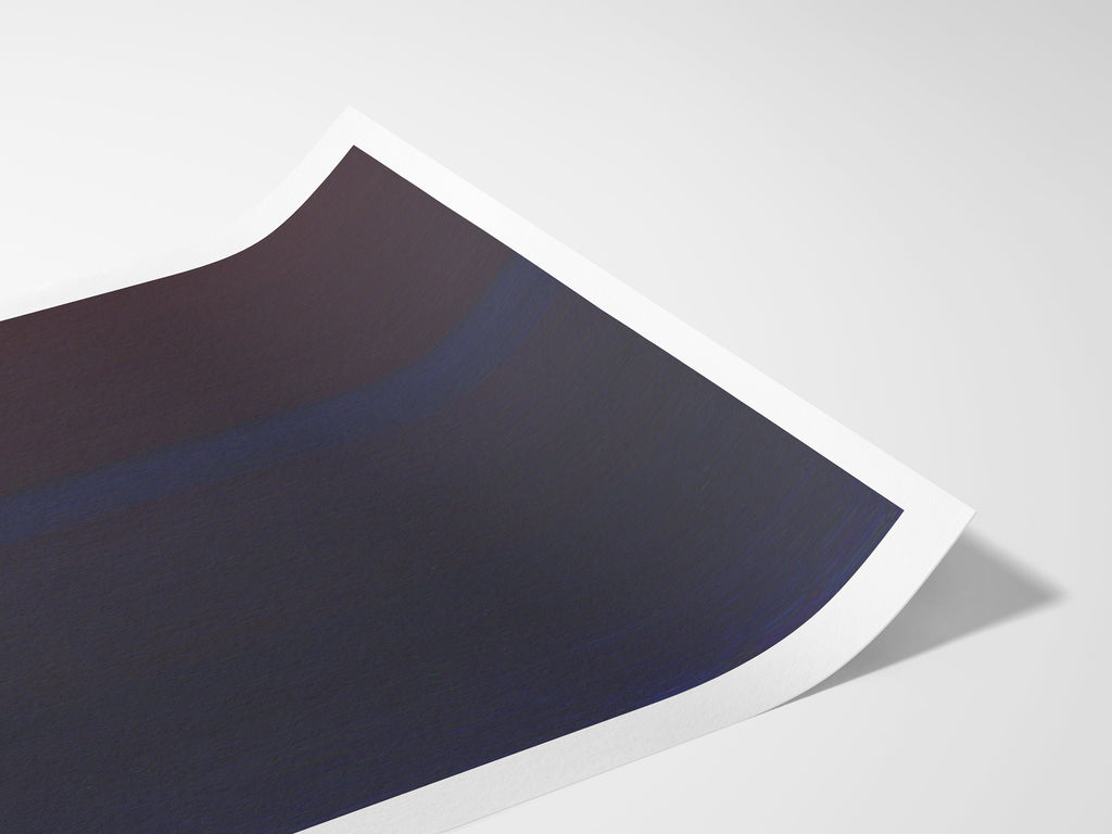 Glitch Altered Fashion Photo Art Print - Dark Minimal Maroon Wall Decor for Home, Office, Living Room, Bedroom| Untitled (216) Giclée Print