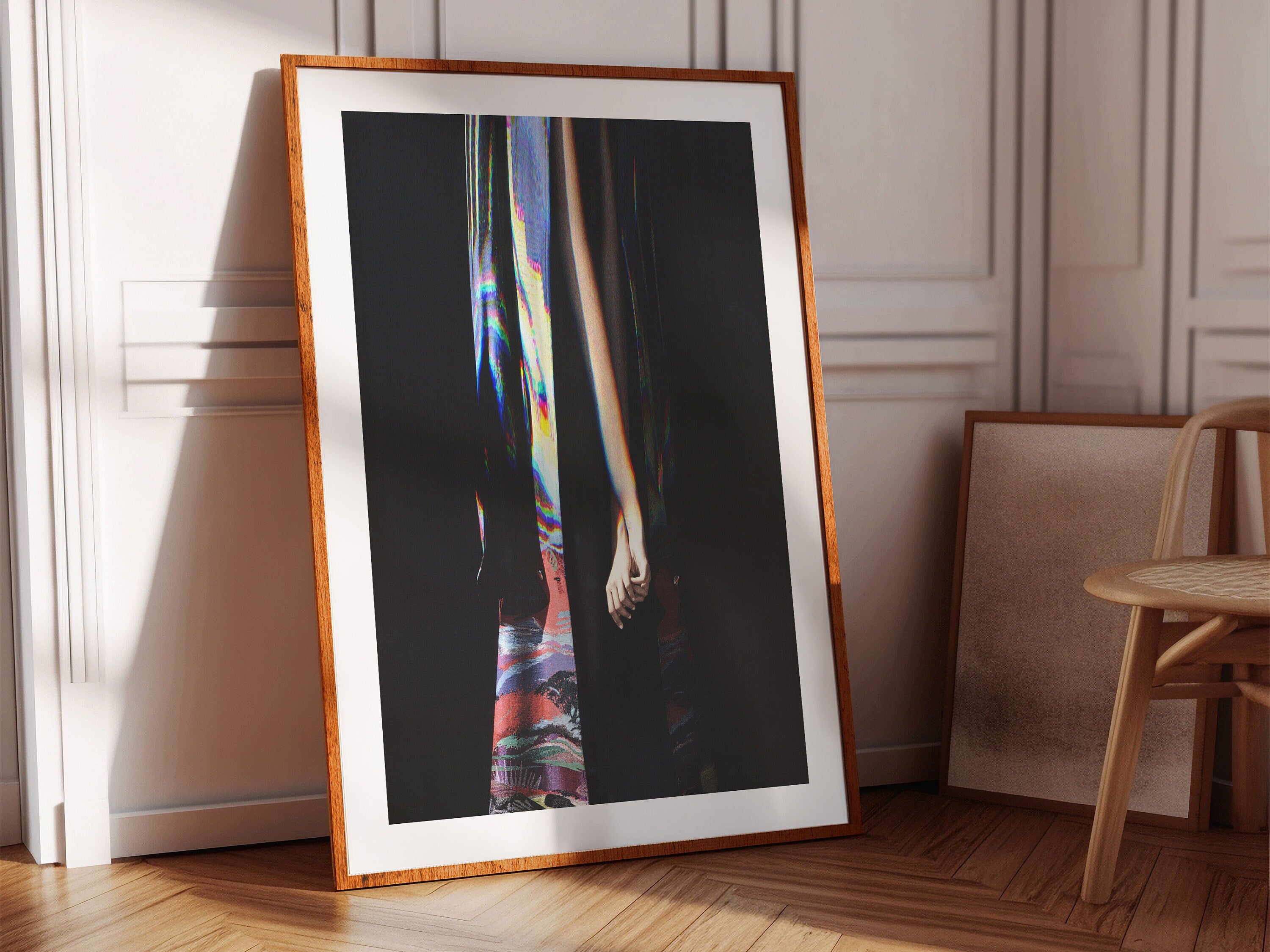 Ephemeral Altered Fashion Portrait Photo - Eclectic Moody Wall Decor for Living Room, Bedroom, Home, Office | Untitled (218) Giclée Print