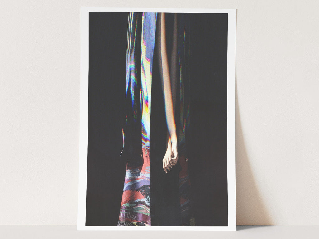 Ephemeral Altered Fashion Portrait Photo - Eclectic Moody Wall Decor for Living Room, Bedroom, Home, Office | Untitled (218) Giclée Print