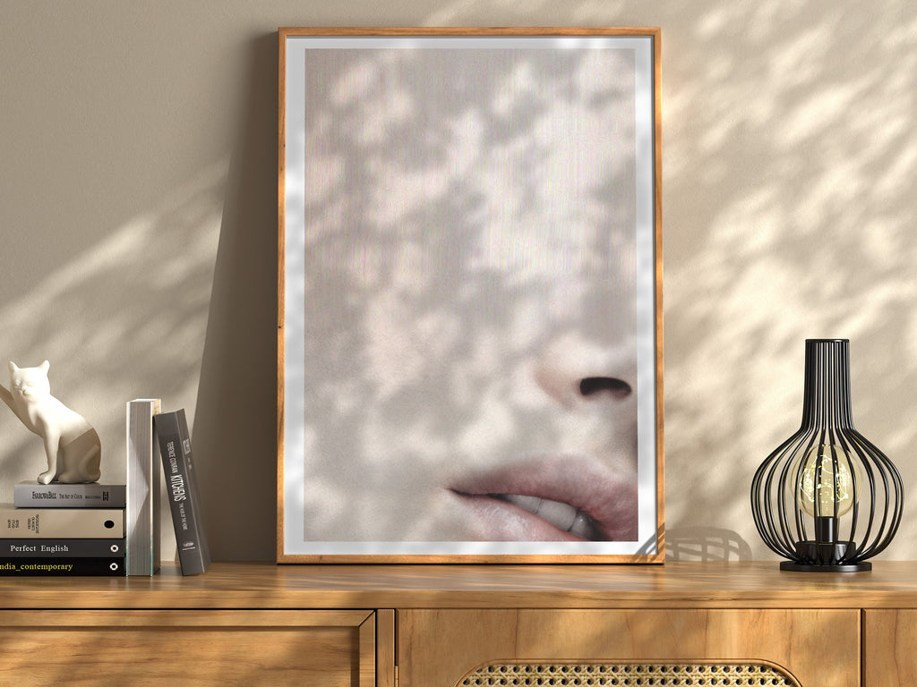 Sensual Minimal Glitch Photo Artwork - Eclectic Funky Bohemian Wall Decor for Bedroom, Living Room, Office | Untitled (221) Giclée Print