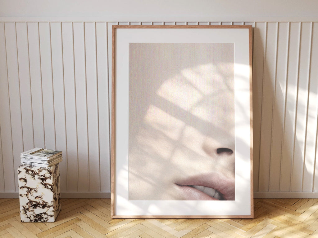 Sensual Minimal Glitch Photo Artwork - Eclectic Funky Bohemian Wall Decor for Bedroom, Living Room, Office | Untitled (221) Giclée Print