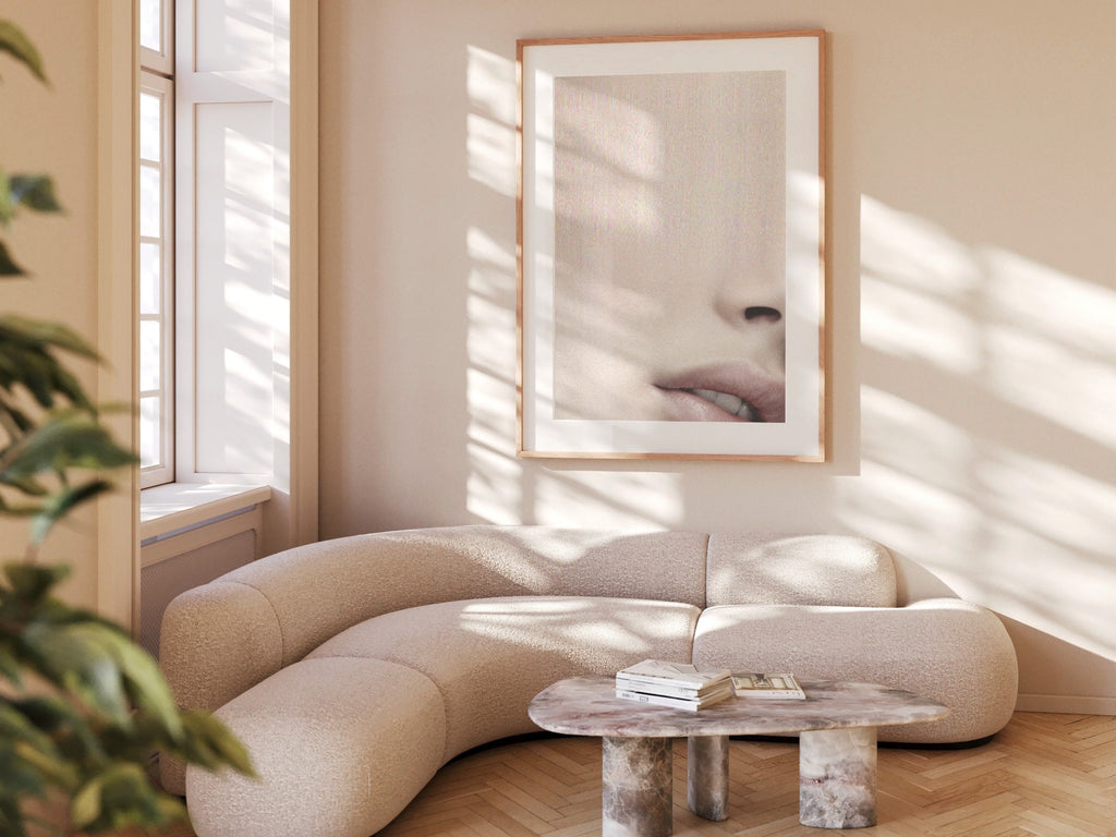 Sensual Minimal Glitch Photo Artwork - Eclectic Funky Bohemian Wall Decor for Bedroom, Living Room, Office | Untitled (221) Giclée Print