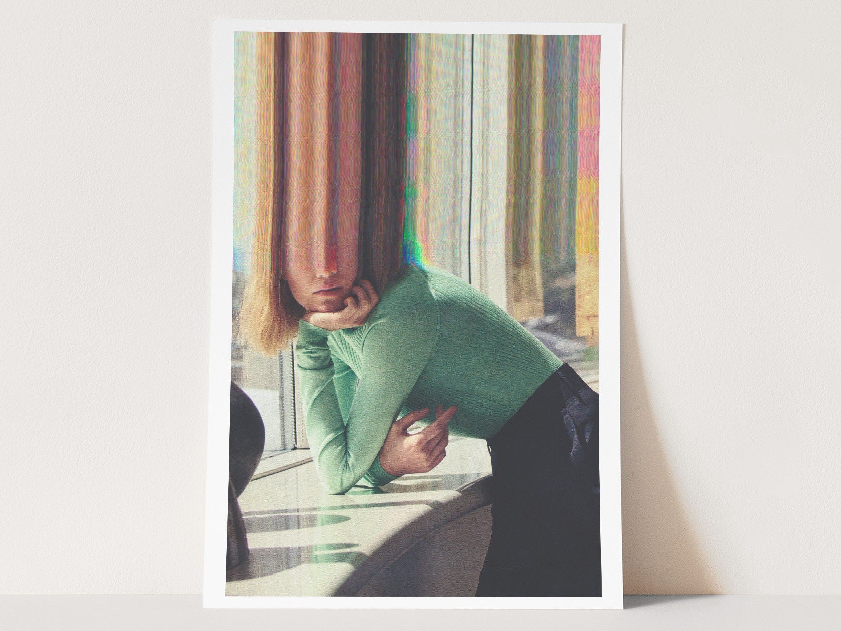 Altered Women's Portrait Photo - Eclectic Feminine / Feminist Wall Art for Home, Office, Living Room, Bedroom | Untitled (223) Giclée Print