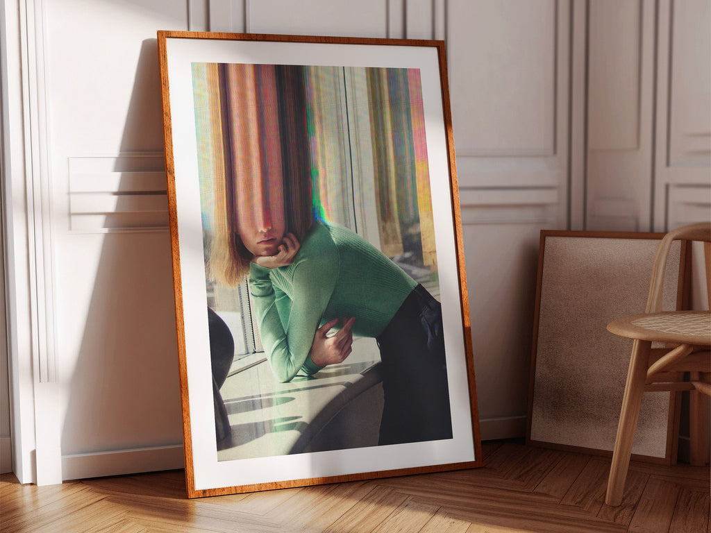 Altered Women's Portrait Photo - Eclectic Feminine / Feminist Wall Art for Home, Office, Living Room, Bedroom | Untitled (223) Giclée Print