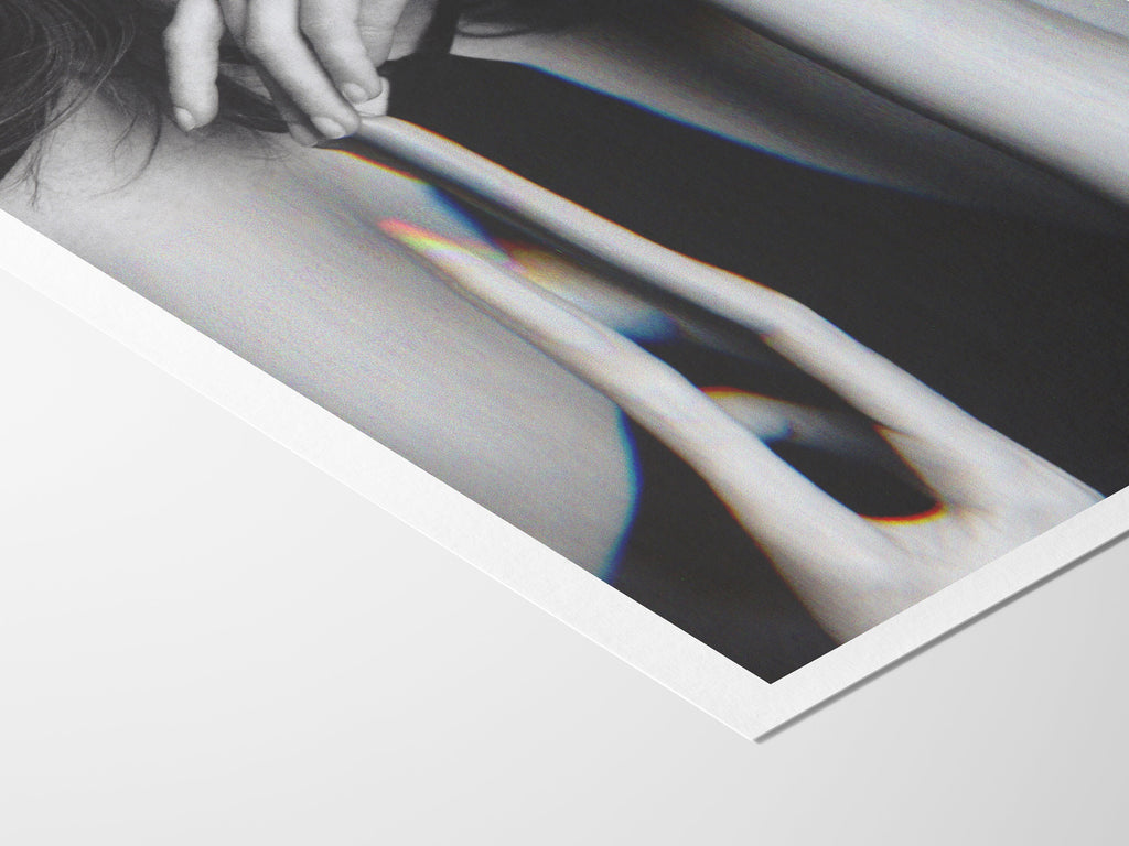 Altered Fashion Portrait Wall Art - Minimalist Black and White Photo for Eclectic Boho Home, Office Decor | Untitled (224) Giclée Print