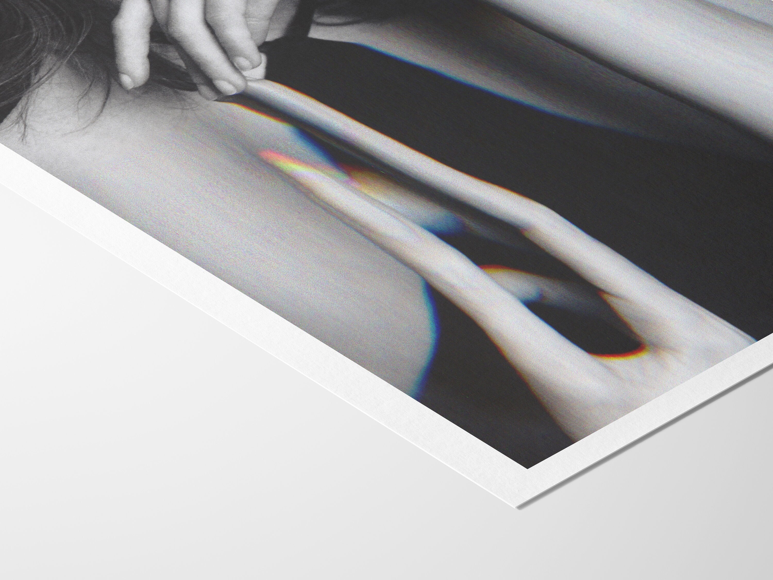 Altered Fashion Portrait Wall Art - Minimalist Black and White Photo for Eclectic Boho Home, Office Decor | Untitled (224) Giclée Print