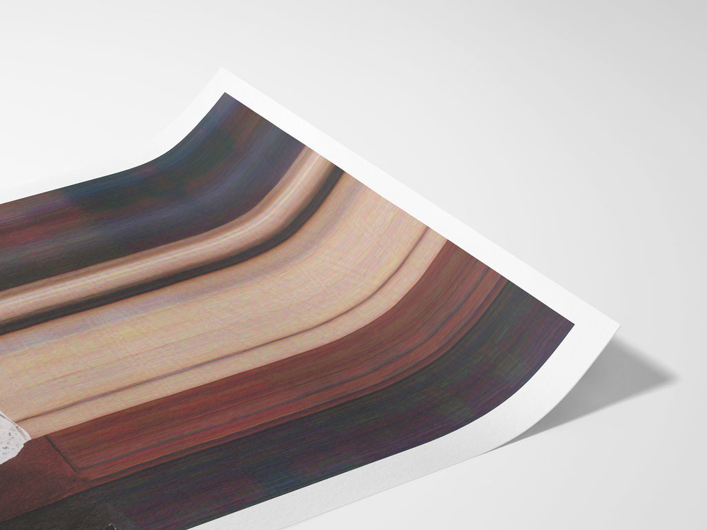 Women Lounging Heels On Sofa Altered Photo Artwork - Surreal Feminist Wall Decor for Home, Office, Living Room | Untitled (228) Giclée Print