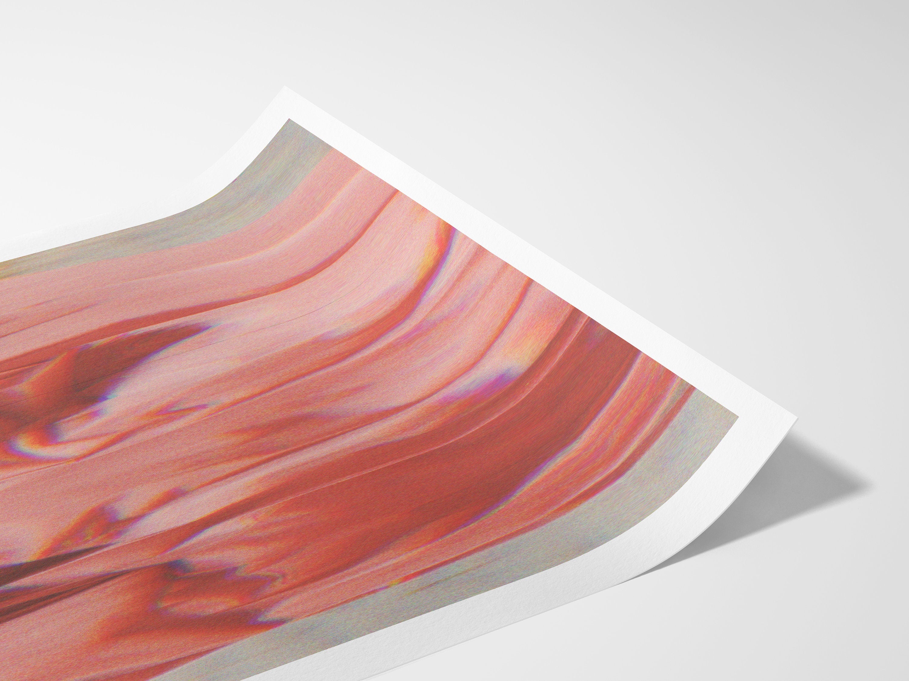 Altered Fashion Photography Art - Red Eclectic Bohemian Feminine Home Decor for Living Room, Bedroom, Office | Untitled (233) Giclée Print