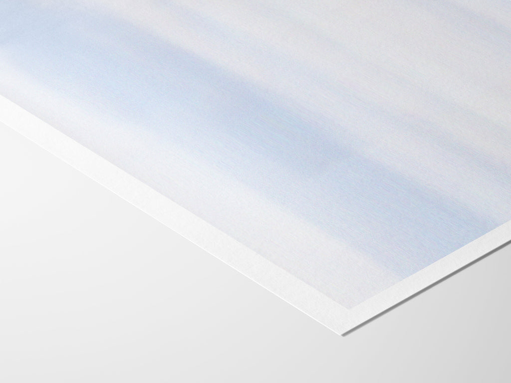 Surreal Minimalist Altered Blue Sky Clouds Photo Artwork – Feminine Wall Decor For Bedroom, Bathroom, Office | Untitled (236) Giclée Print