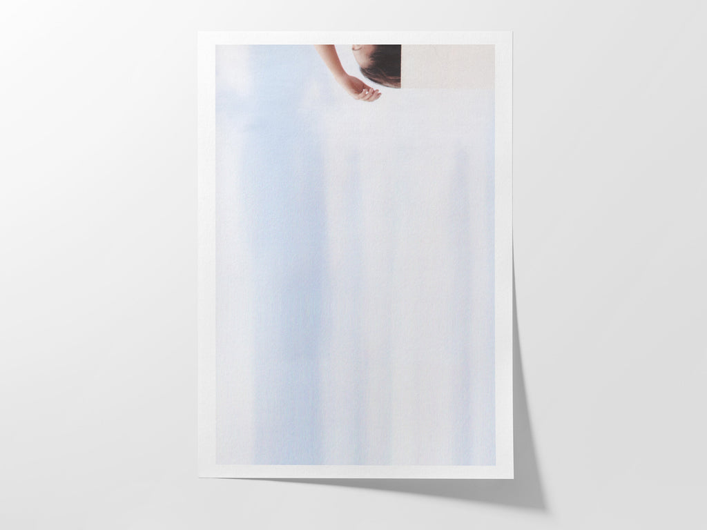 Surreal Minimalist Altered Blue Sky Clouds Photo Artwork – Feminine Wall Decor For Bedroom, Bathroom, Office | Untitled (236) Giclée Print