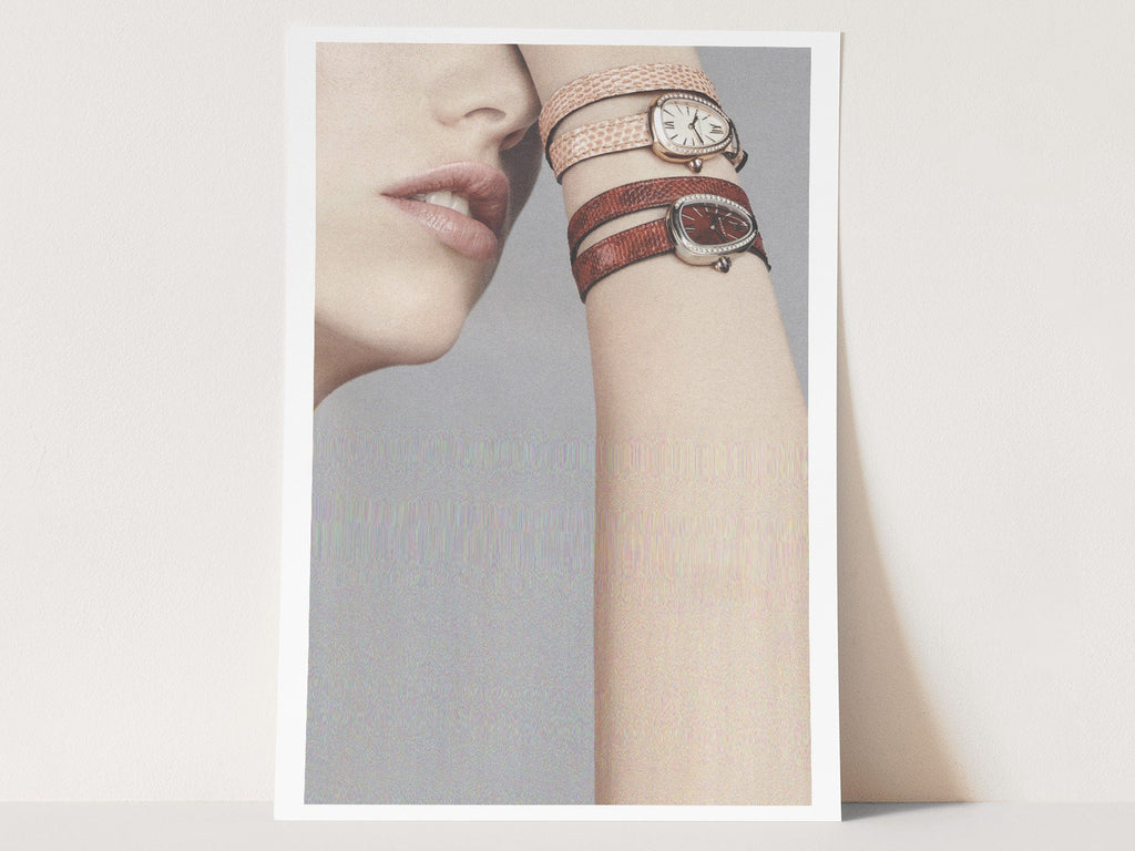 Grey Altered Photo Art - Boho Eclectic Art About Time, Clocks, Watches for Living Room, Home Office Wall Decor | Untitled (239) Giclée Print