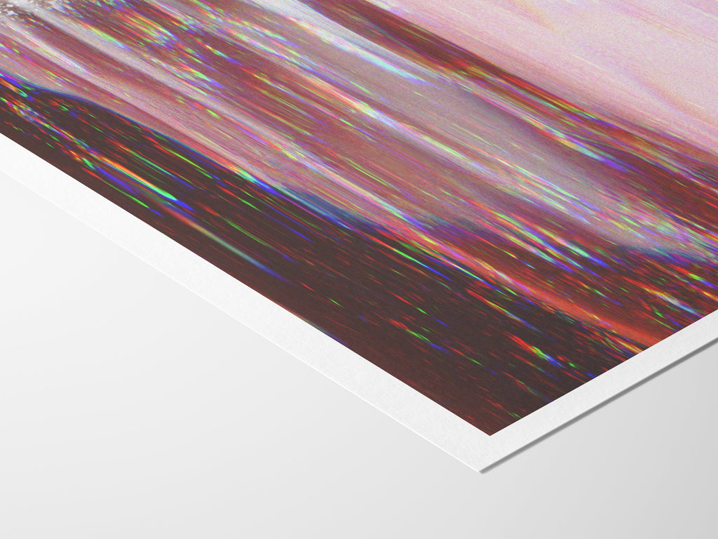 Pink Splash Altered Fashion Photography - Eclectic Feminine Wall Decor for Living Room, Bedroom, Home, Office | Untitled (242) Giclée Print