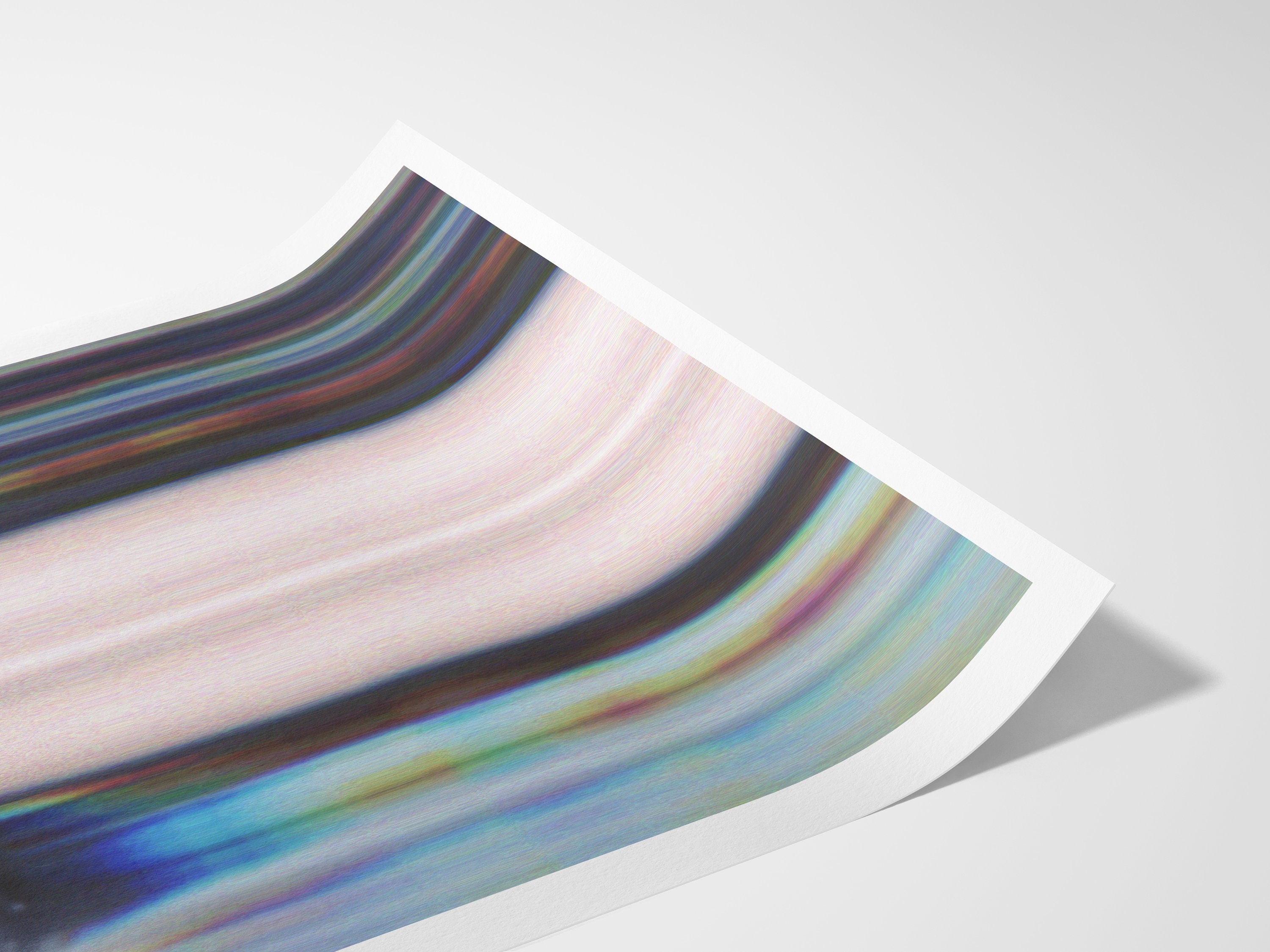 Glitch Altered Portrait Photo - Beautiful Eclectic Boho Wall Decor for Women, Apartment, Bedroom, Office | Untitled (247) Giclée Print