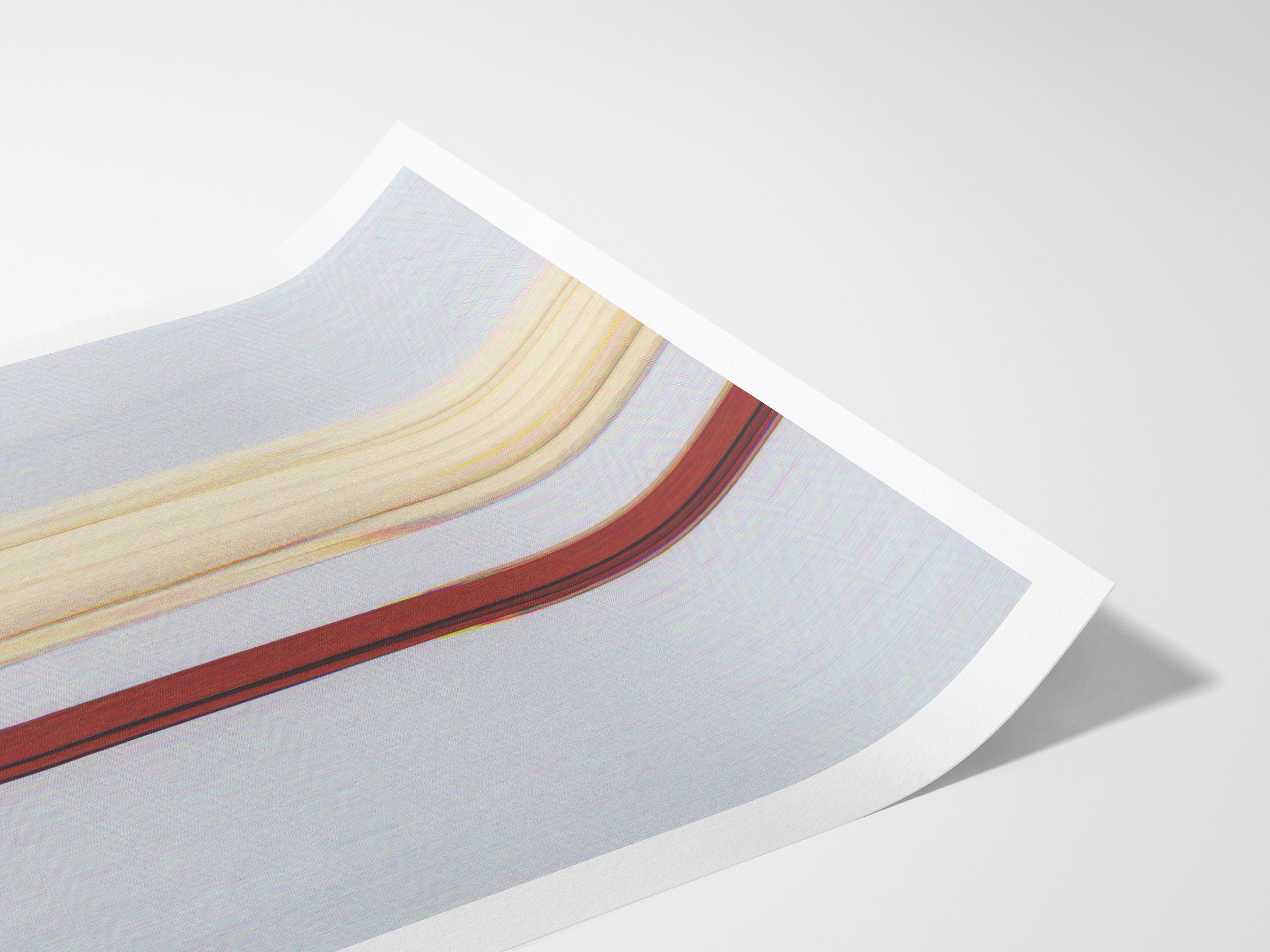 Dramatic Desert Altered Fashion Photo Art Print - Elegant Beige and Brown Wall Decor for Living Room, Bedroom | Untitled (255) Giclée Print