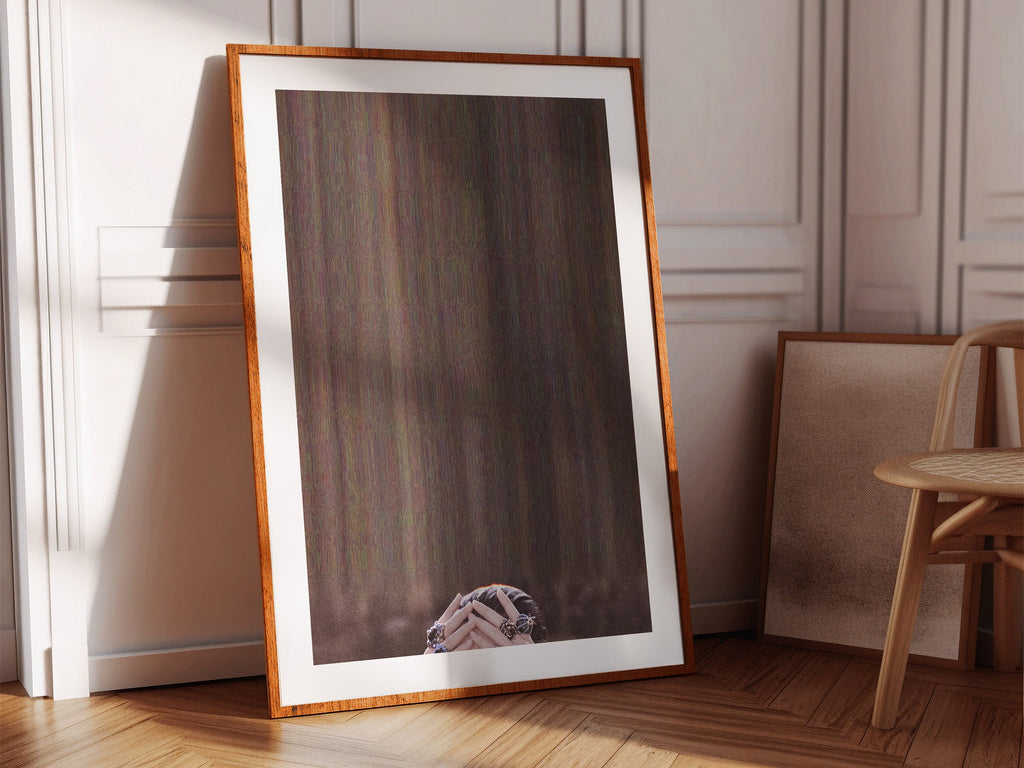 Brown Minimalist Modern Wall Art - Abstract Altered Photo Wall Decor for Living Room, Bedroom, Home, Office | Untitled (262) Giclée Print