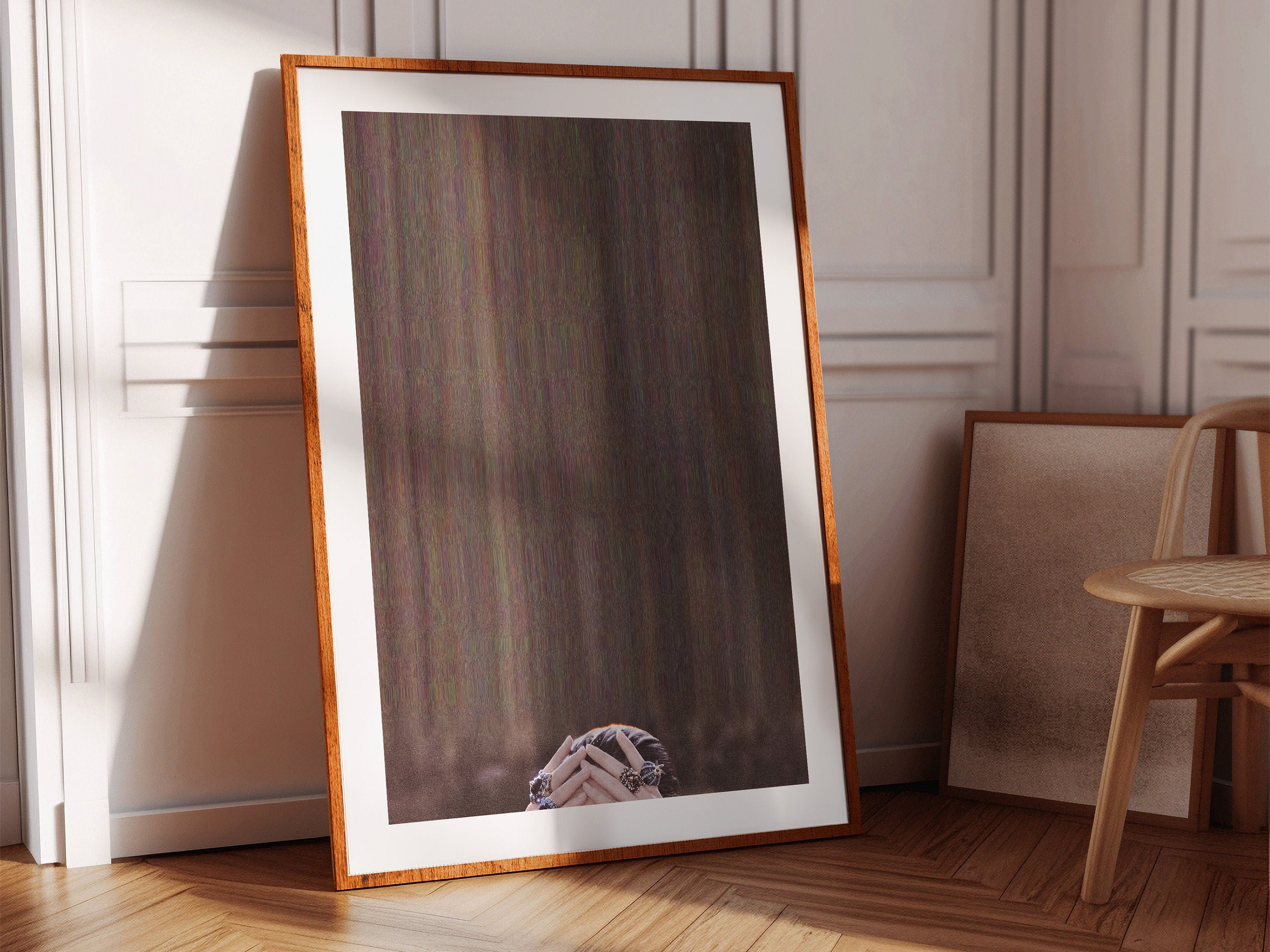 Brown Minimalist Modern Wall Art - Abstract Altered Photo Wall Decor for Living Room, Bedroom, Home, Office | Untitled (262) Giclée Print