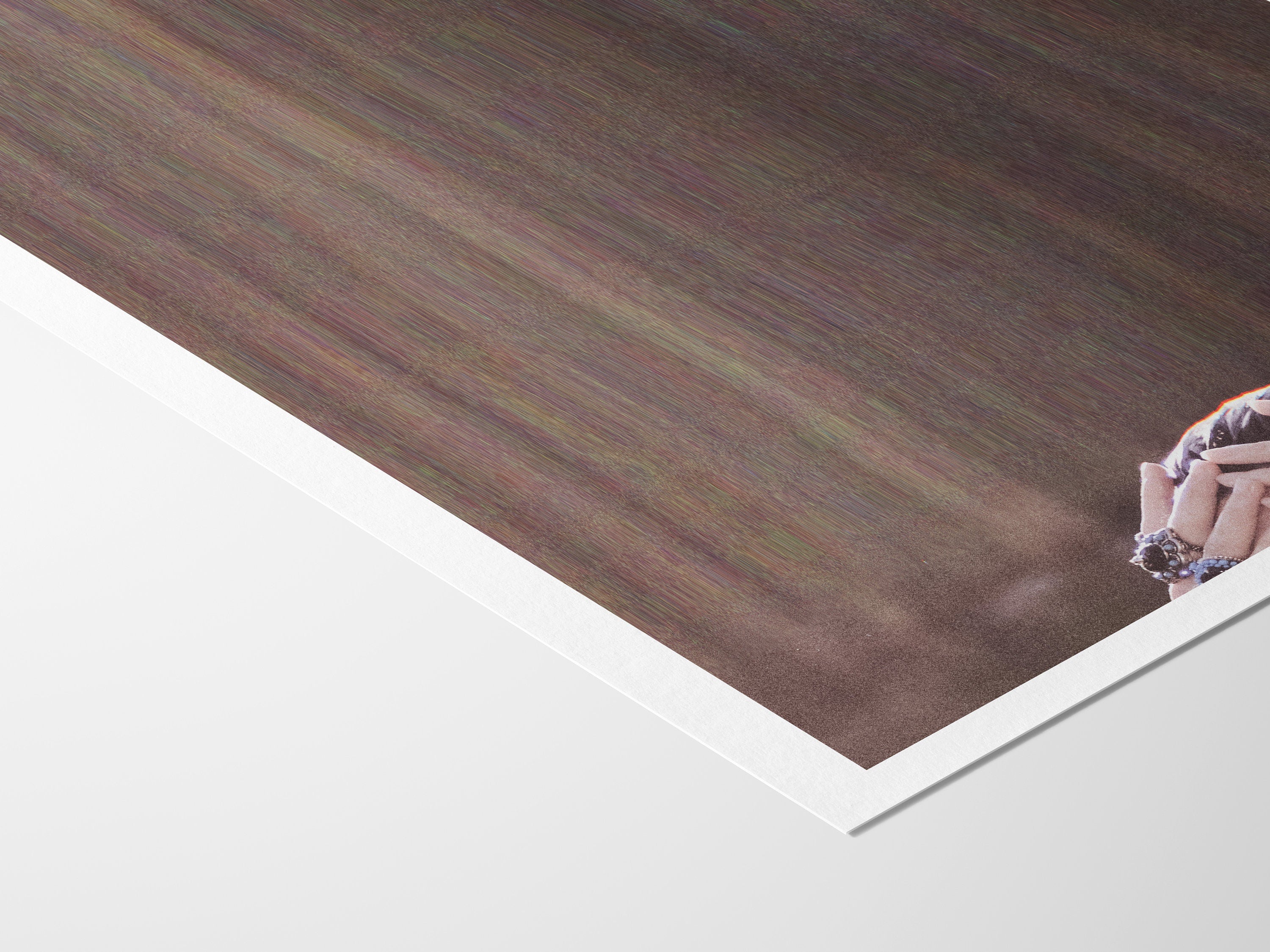 Brown Minimalist Modern Wall Art - Abstract Altered Photo Wall Decor for Living Room, Bedroom, Home, Office | Untitled (262) Giclée Print