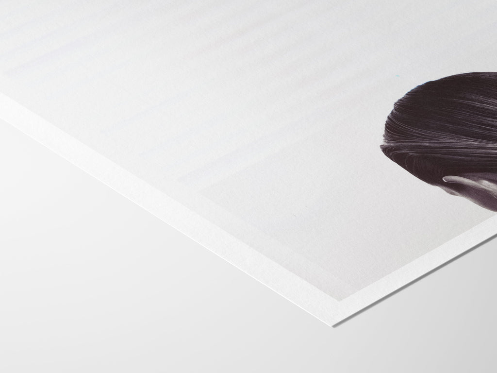 Altered Black and White Photo Glitch Wall Art - Sensual Modern Minimal Feminine Aesthetic - Above Bed Artwork | Untitled (263) Giclée Print