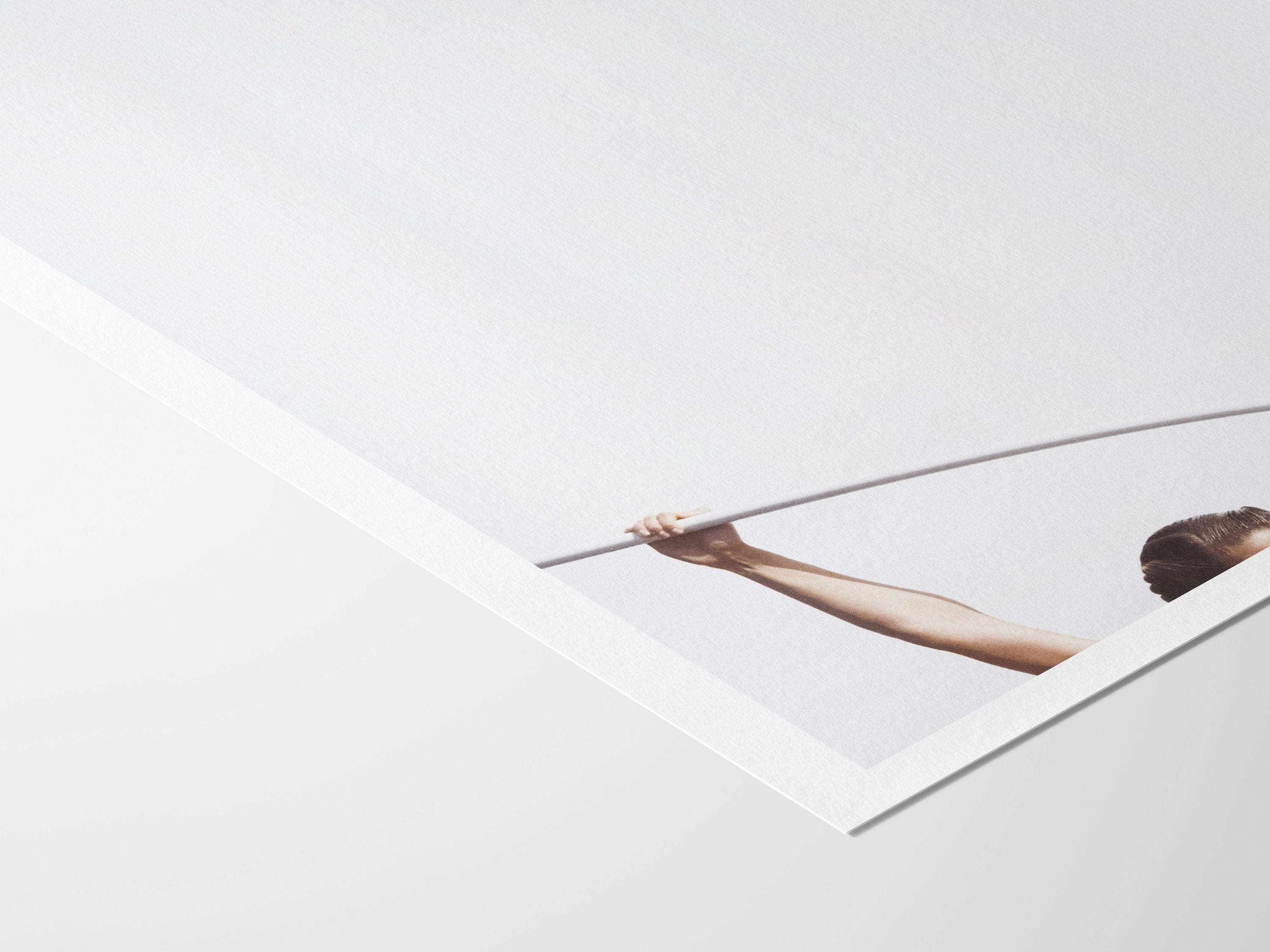 Unique Minimalist White Vertical Wall Art - Postmodern Abstract Feminist Art For Home, Office, Bedroom, Living | Untitled (265) Giclée Print