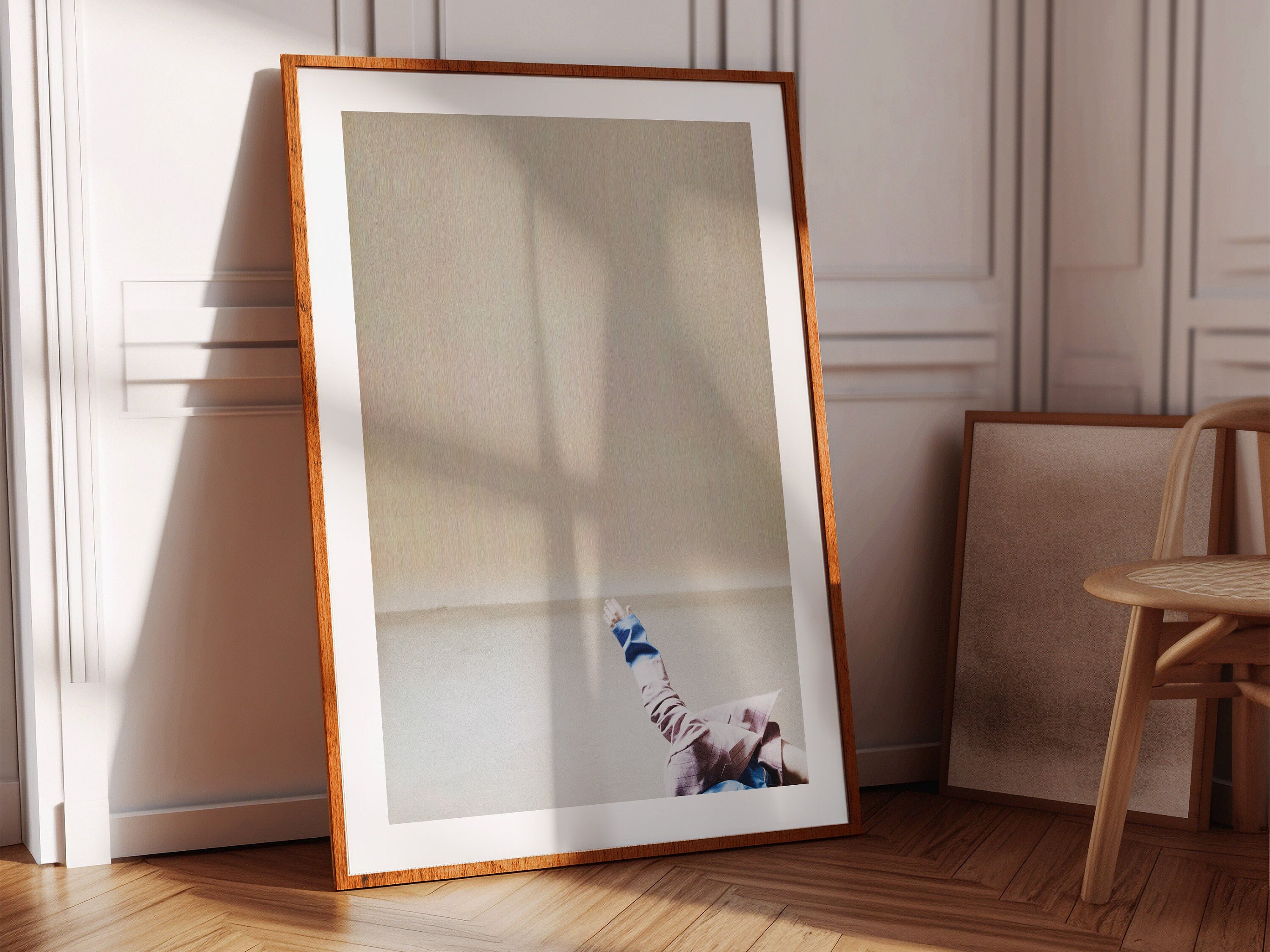 Surrealist Beige Tan Wall Art - Bohemian Neutral Minimalist Wall Decor for Home, Office, Bedroom, Bathroom | Untitled (266) Giclée Print