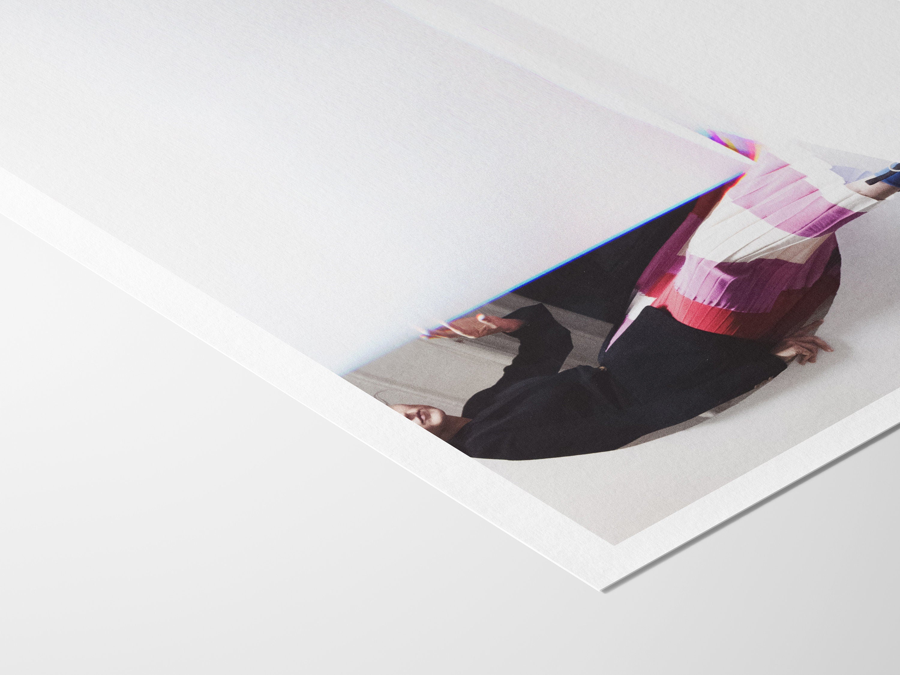 Pink & White Minimal Surrealist Wall Art - Trippy Feminine Altered Fashion Photo For Home, Office, Bedroom | Untitled (268) Giclée Print