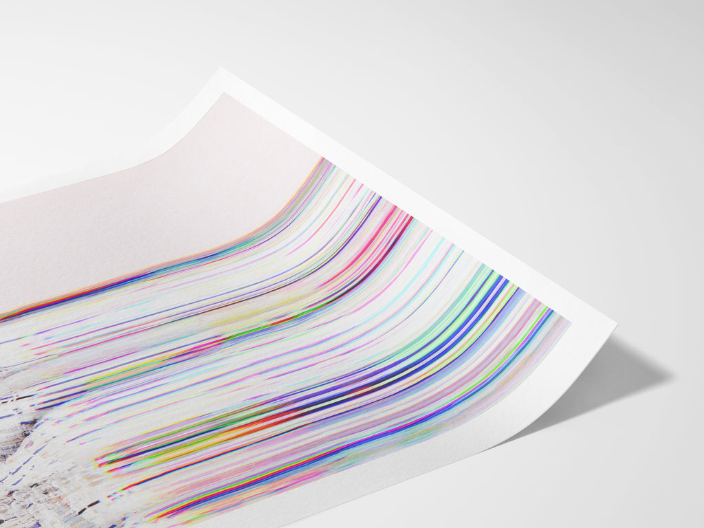 Pastel Pink Altered Fashion Photo Artwork - Feminine Wall Decor For Bedroom, Bathroom, Living Room, Office | Untitled (275) Giclée Print