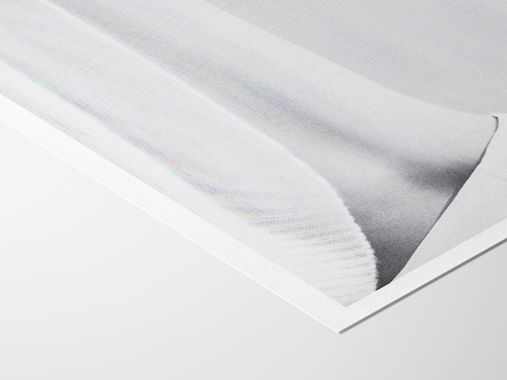 Sensual Abstract Black And White Photo Art Print - Minimal Neutral Gray Wall Decor For Bedroom, Bathroom | Untitled (276) Giclée Print