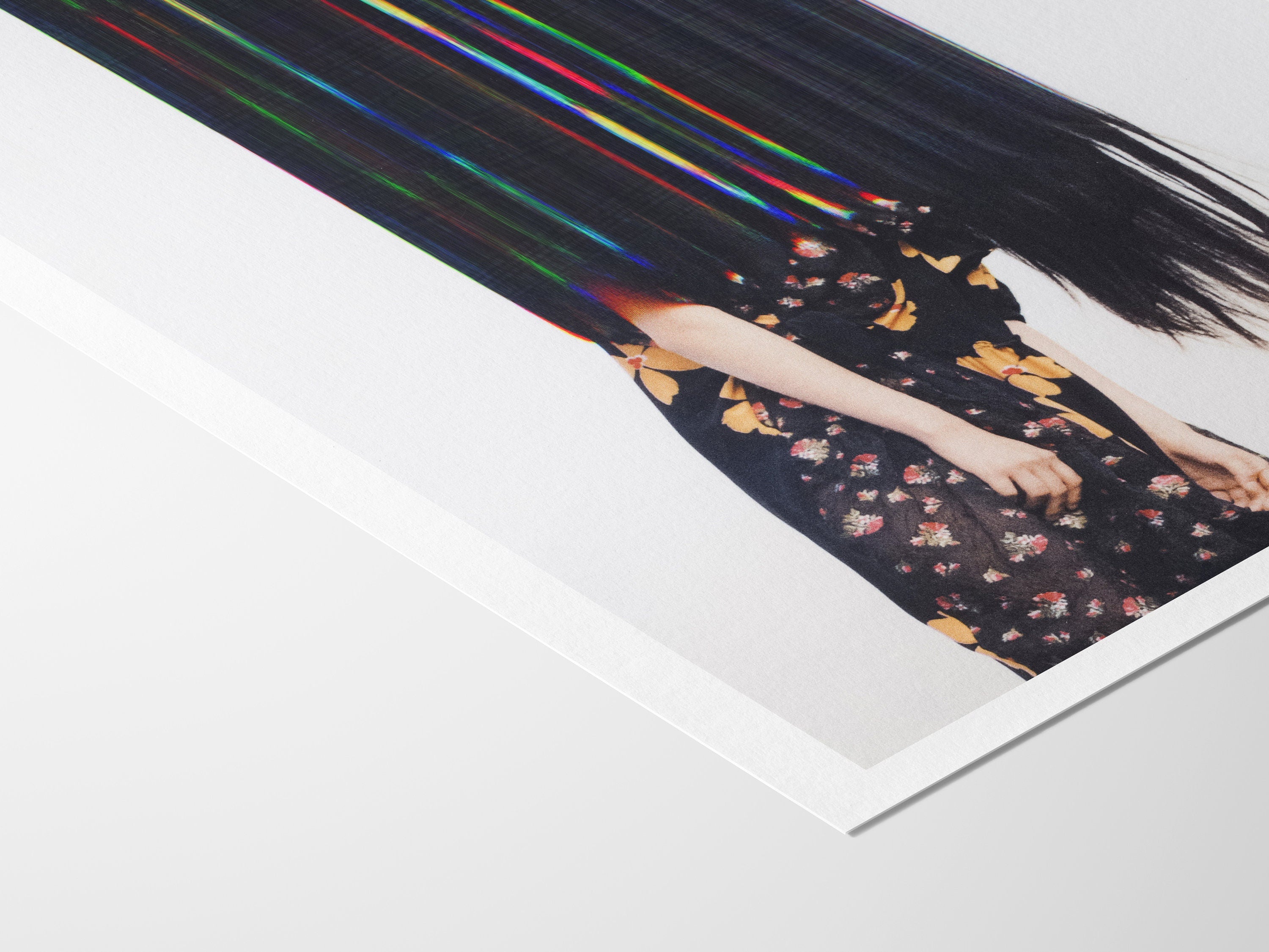 Dramatic Female Fashion Wall Art Print - Bold Stunning Art For Bohemian Living Room, Bedroom, Bathroom, Office | Untitled (277) Giclée Print