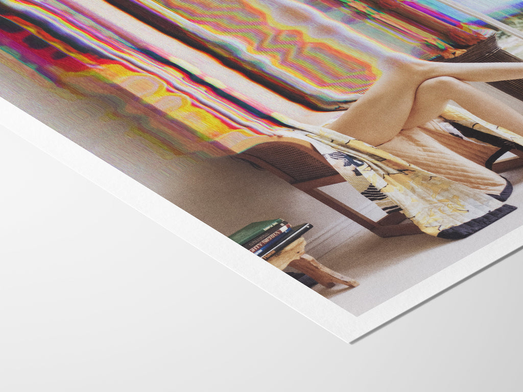 Colorful Psychedelic Giclée Wall Art - Trippy Maximalist Glitch Photo For Living Room, Bedroom, Guest Room | Untitled (286) Giclée Print