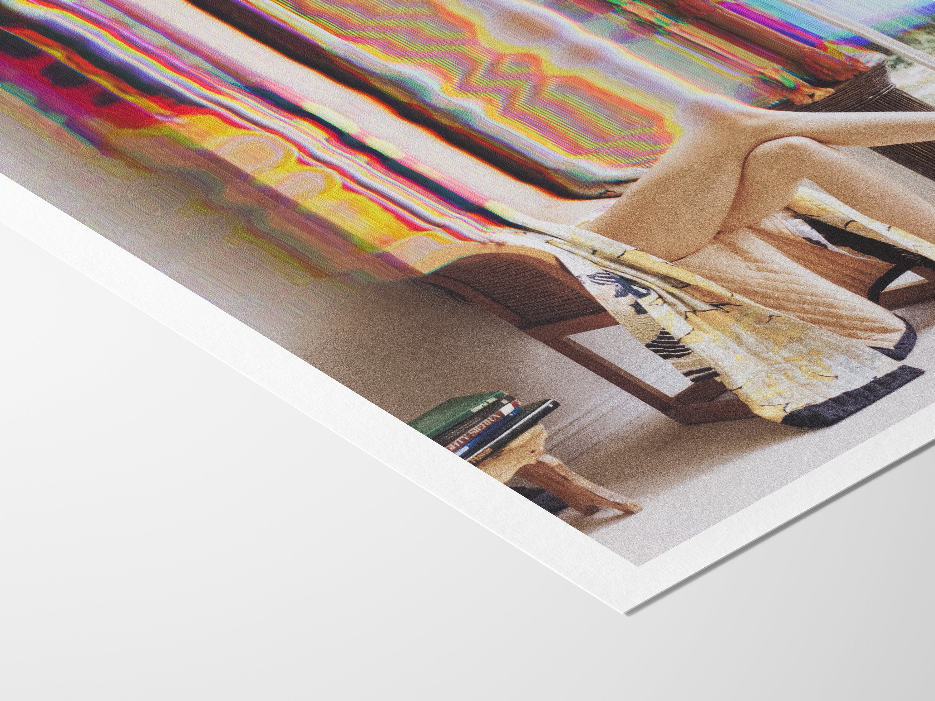 Colorful Psychedelic Giclée Wall Art - Trippy Maximalist Glitch Photo For Living Room, Bedroom, Guest Room | Untitled (286) Giclée Print