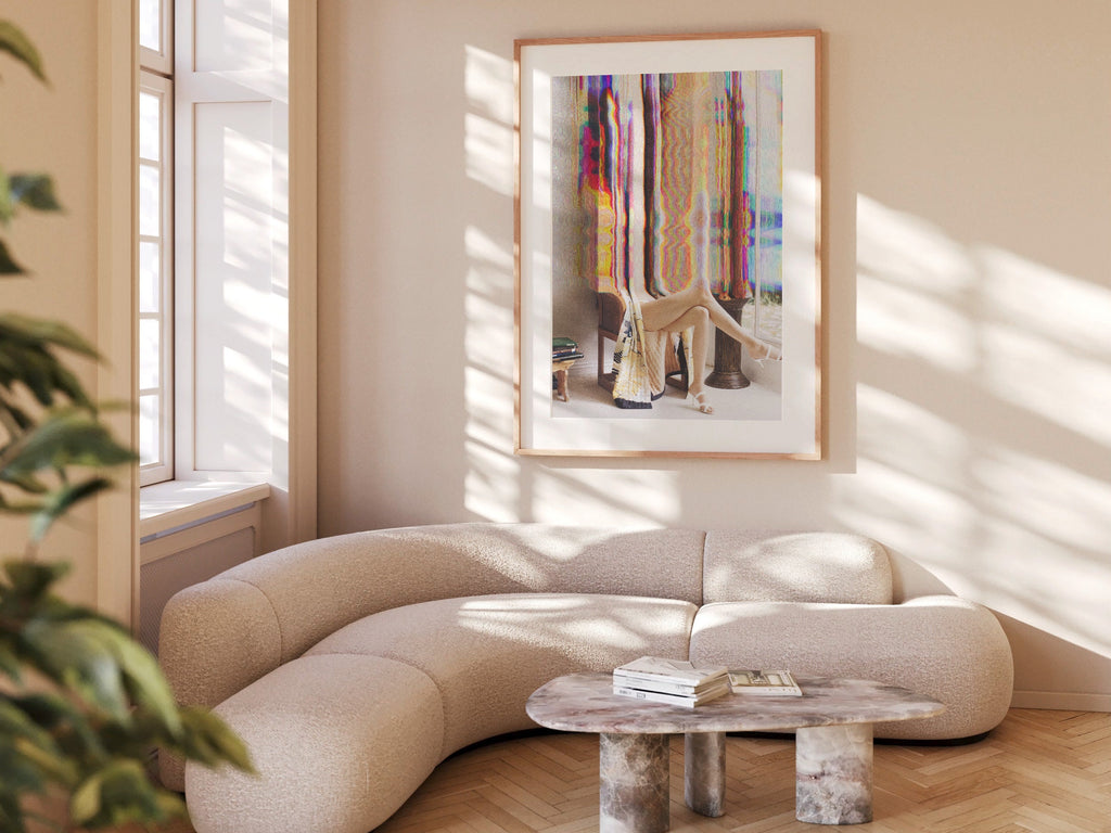 Colorful Psychedelic Giclée Wall Art - Trippy Maximalist Glitch Photo For Living Room, Bedroom, Guest Room | Untitled (286) Giclée Print