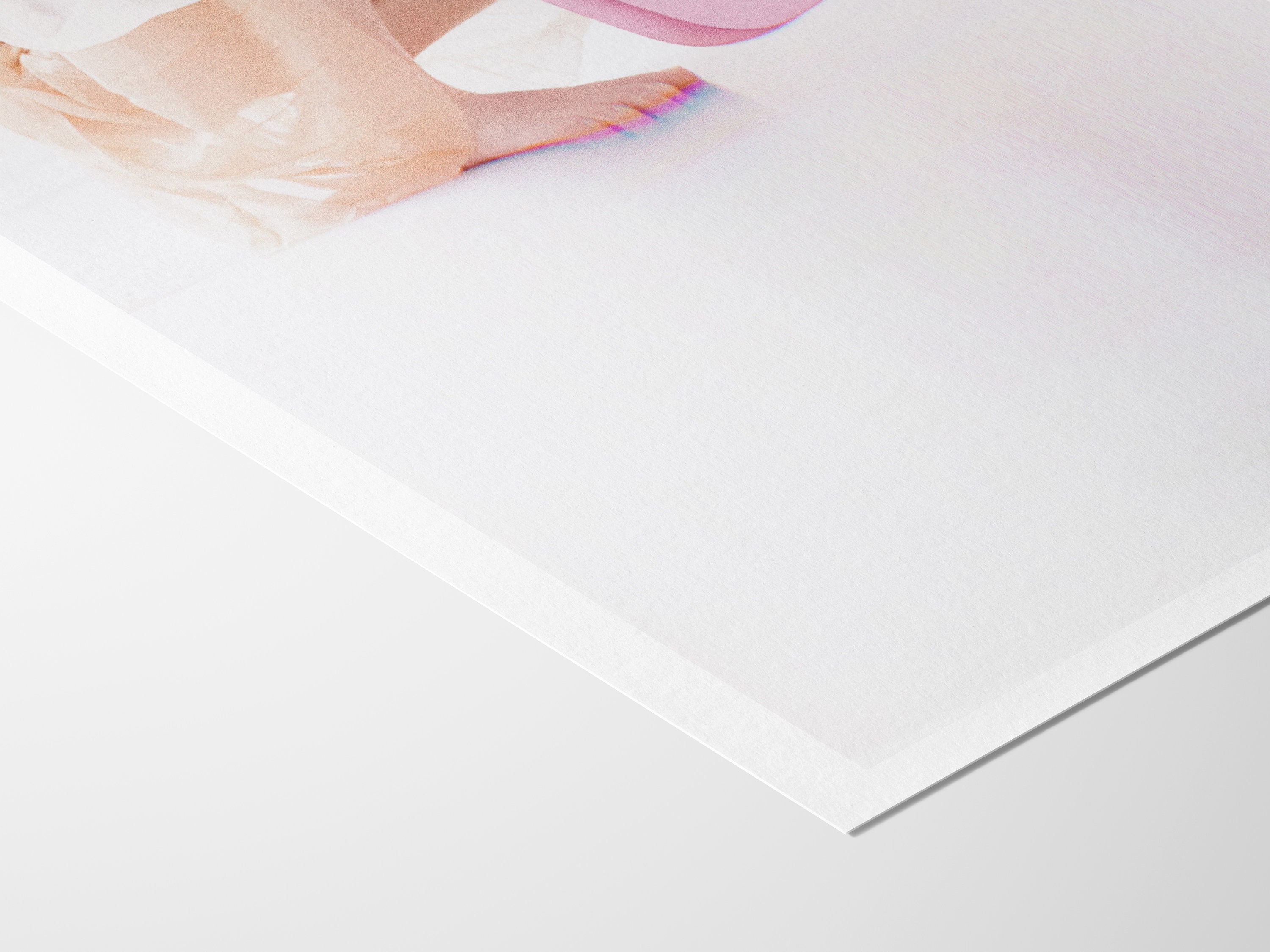 Pink And White Wall Art - Luxury Handbag Fashion Photo Feminine Aesthetic, Altered Portrait For Home, Office | Untitled (287) Giclée Print