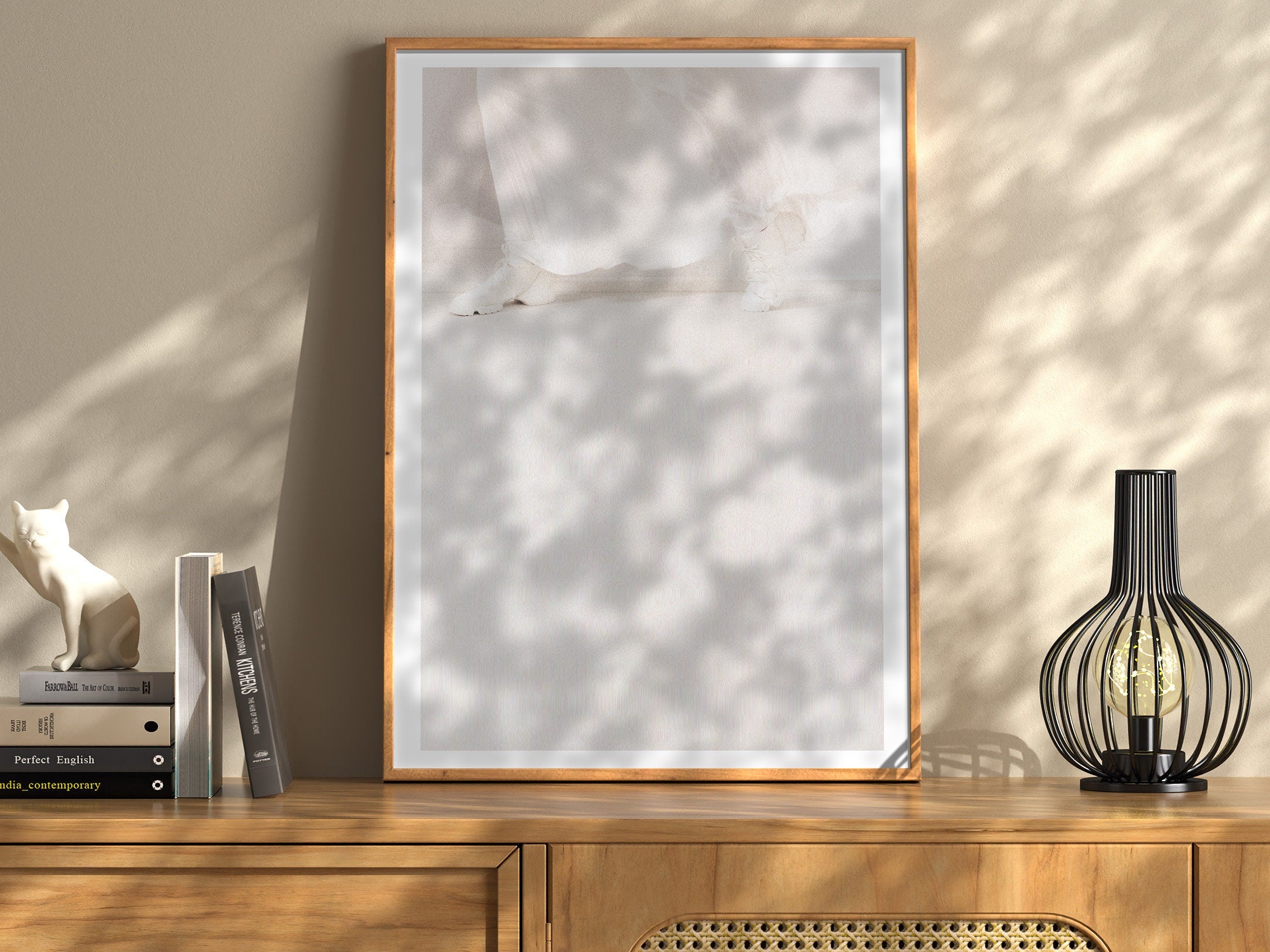 Ultra Minimalist White On White Wall Art Print - Elegant, Simple, Neutral Decor for Bedroom, Office, Living | Untitled (289) Giclée Print