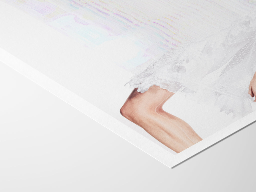 Black And White Surrealist Wall Art - Minimal Eclectic Aesthetic - Unique Wall Decor For Home, Office, Living | Untitled (293) Giclée Print