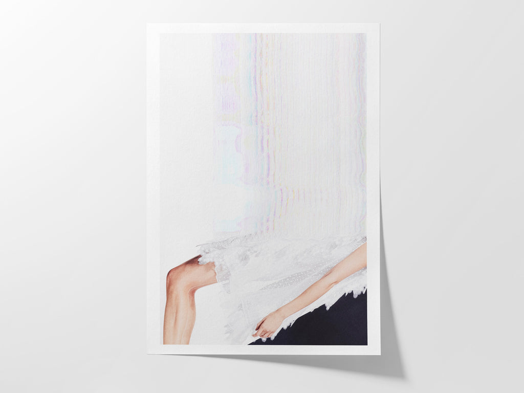 Black And White Surrealist Wall Art - Minimal Eclectic Aesthetic - Unique Wall Decor For Home, Office, Living | Untitled (293) Giclée Print