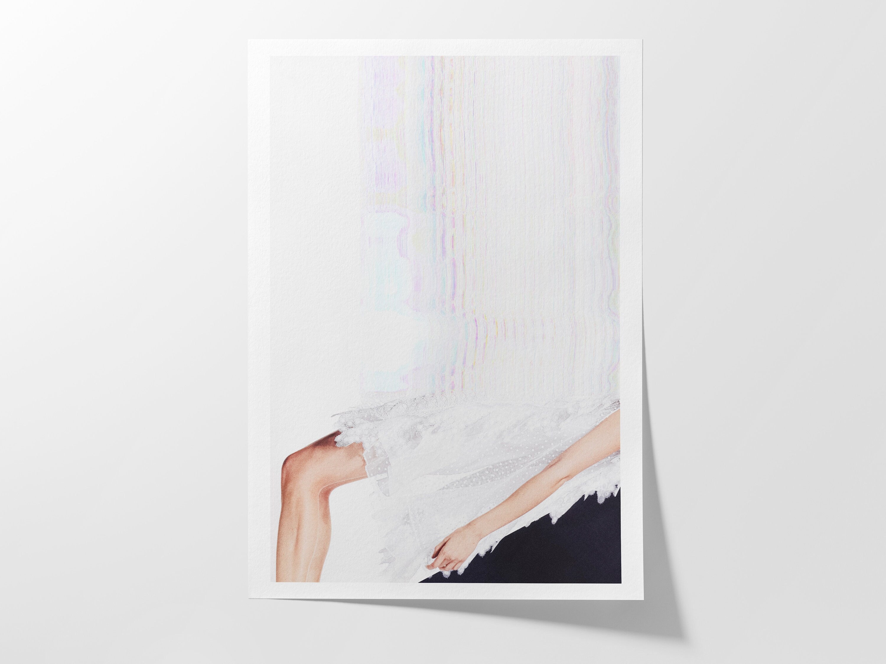 Black And White Surrealist Wall Art - Minimal Eclectic Aesthetic - Unique Wall Decor For Home, Office, Living | Untitled (293) Giclée Print