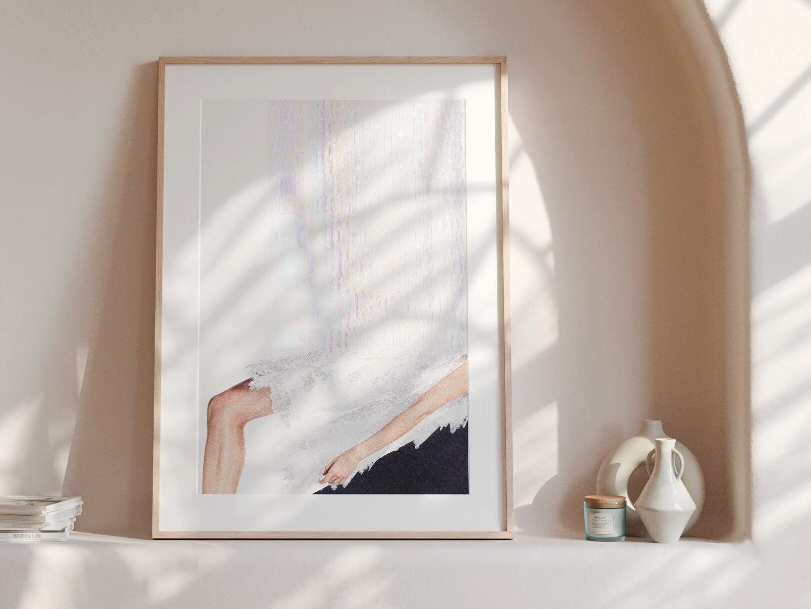 Black And White Surrealist Wall Art - Minimal Eclectic Aesthetic - Unique Wall Decor For Home, Office, Living | Untitled (293) Giclée Print