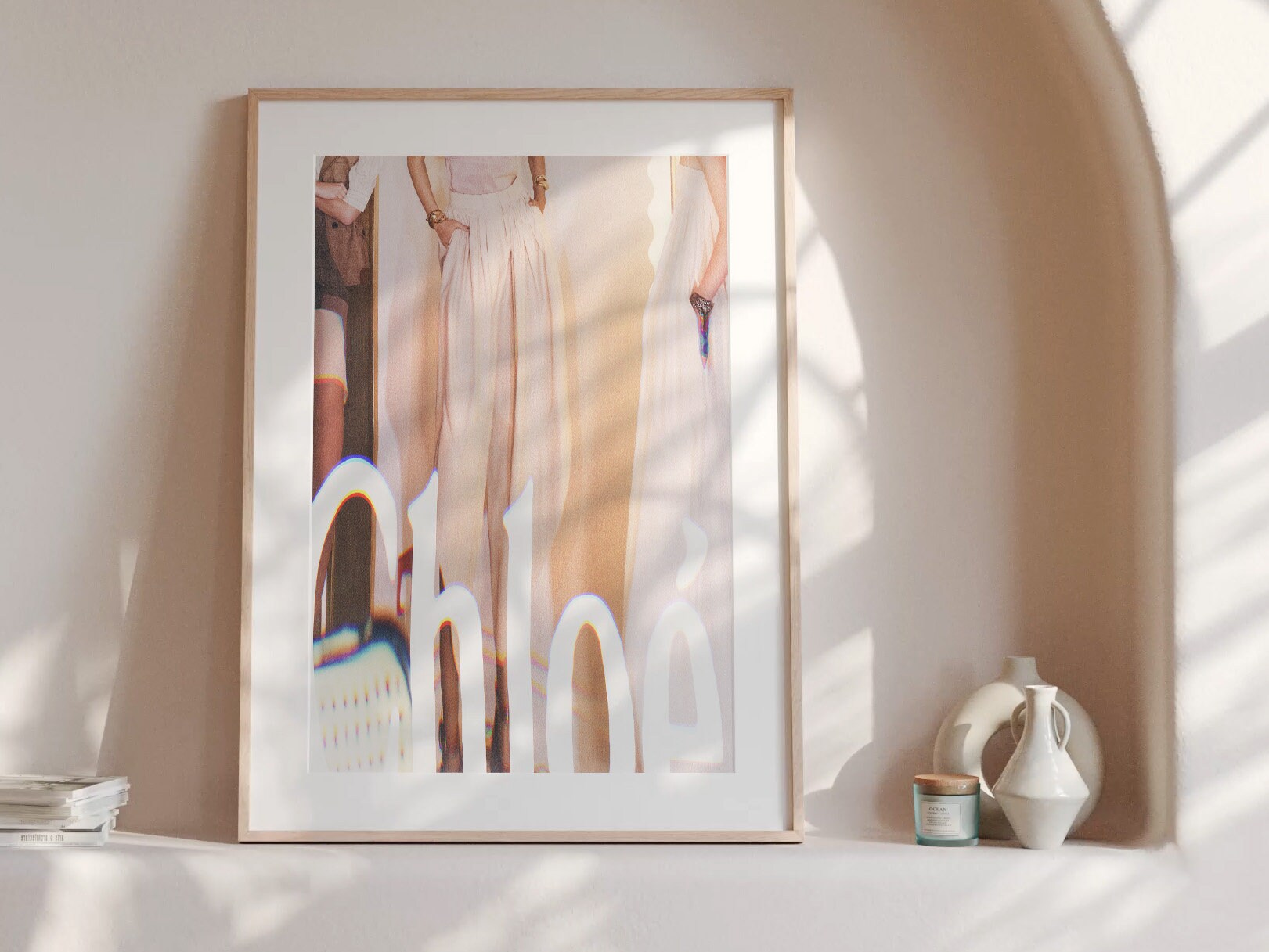 Classy Fashion Abstract Wall Art Print - Unique Feminine Home Decor for Living Room Bedroom, Bathroom, Office | Untitled (307) Giclée Print