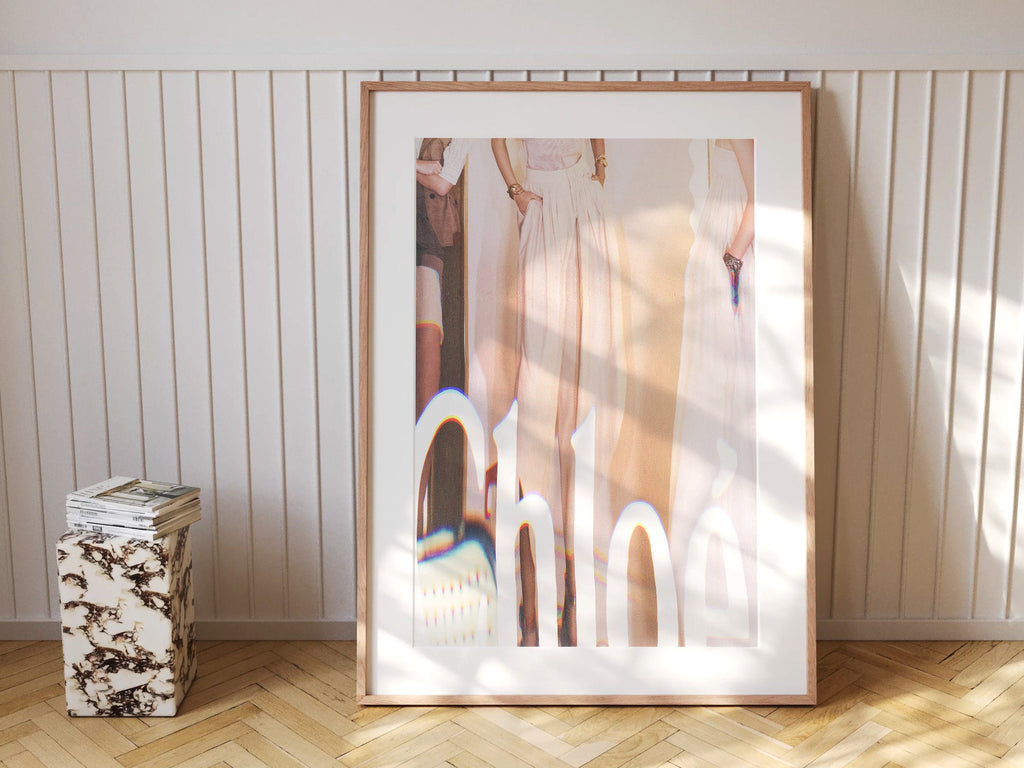 Classy Fashion Abstract Wall Art Print - Unique Feminine Home Decor for Living Room Bedroom, Bathroom, Office | Untitled (307) Giclée Print