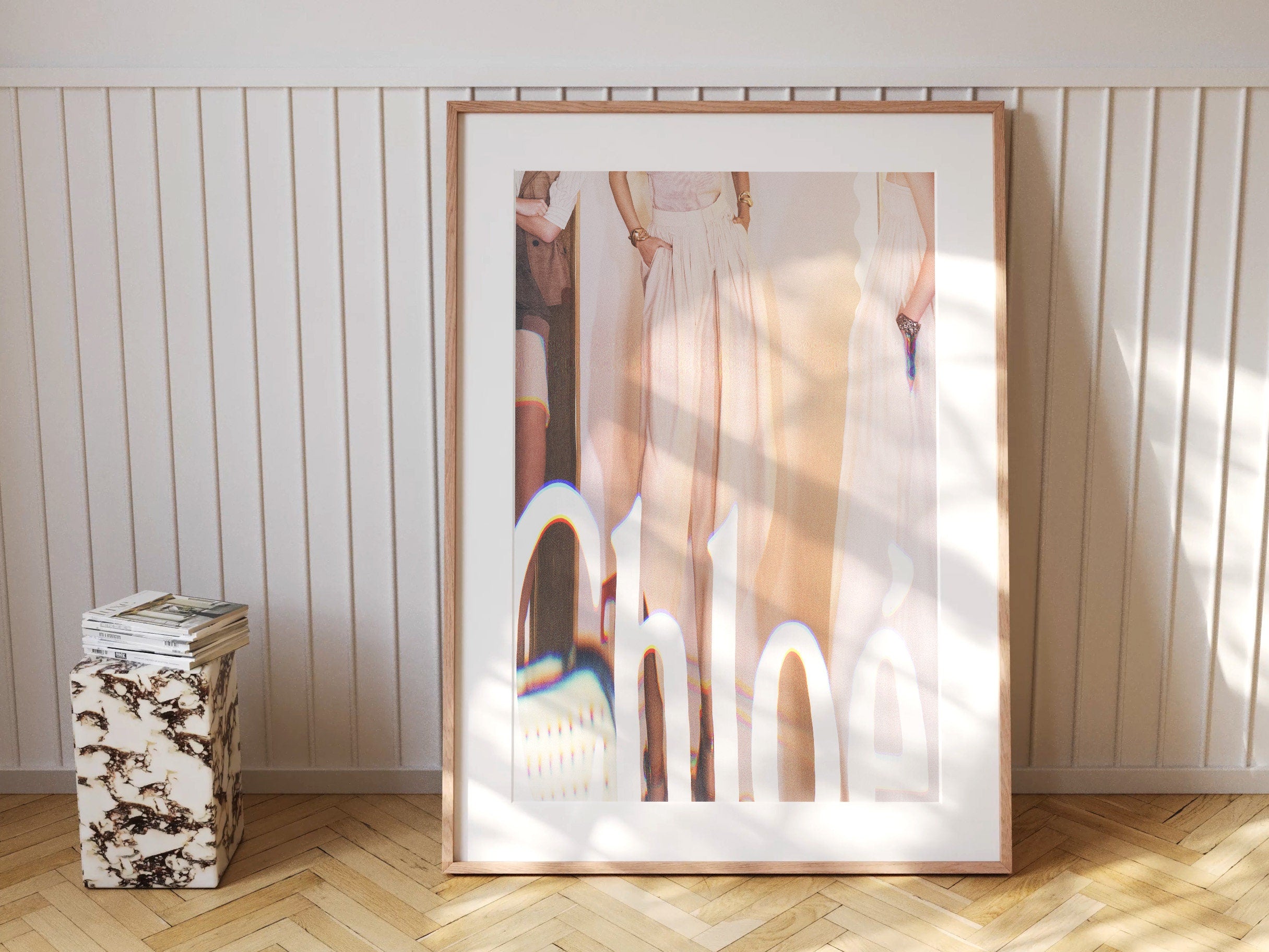 Classy Fashion Abstract Wall Art Print - Unique Feminine Home Decor for Living Room Bedroom, Bathroom, Office | Untitled (307) Giclée Print