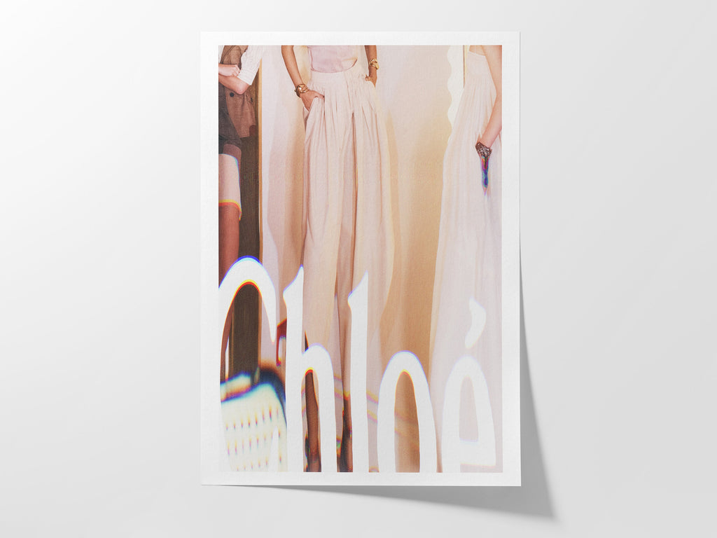 Classy Fashion Abstract Wall Art Print - Unique Feminine Home Decor for Living Room Bedroom, Bathroom, Office | Untitled (307) Giclée Print