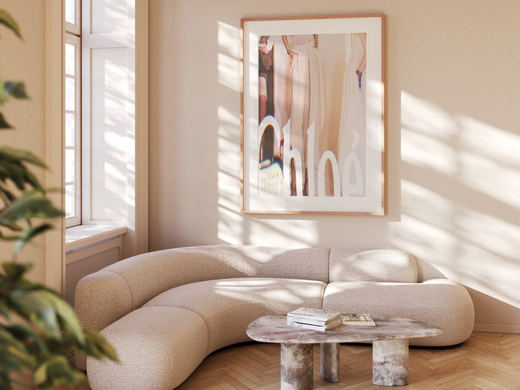 Classy Fashion Abstract Wall Art Print - Unique Feminine Home Decor for Living Room Bedroom, Bathroom, Office | Untitled (307) Giclée Print