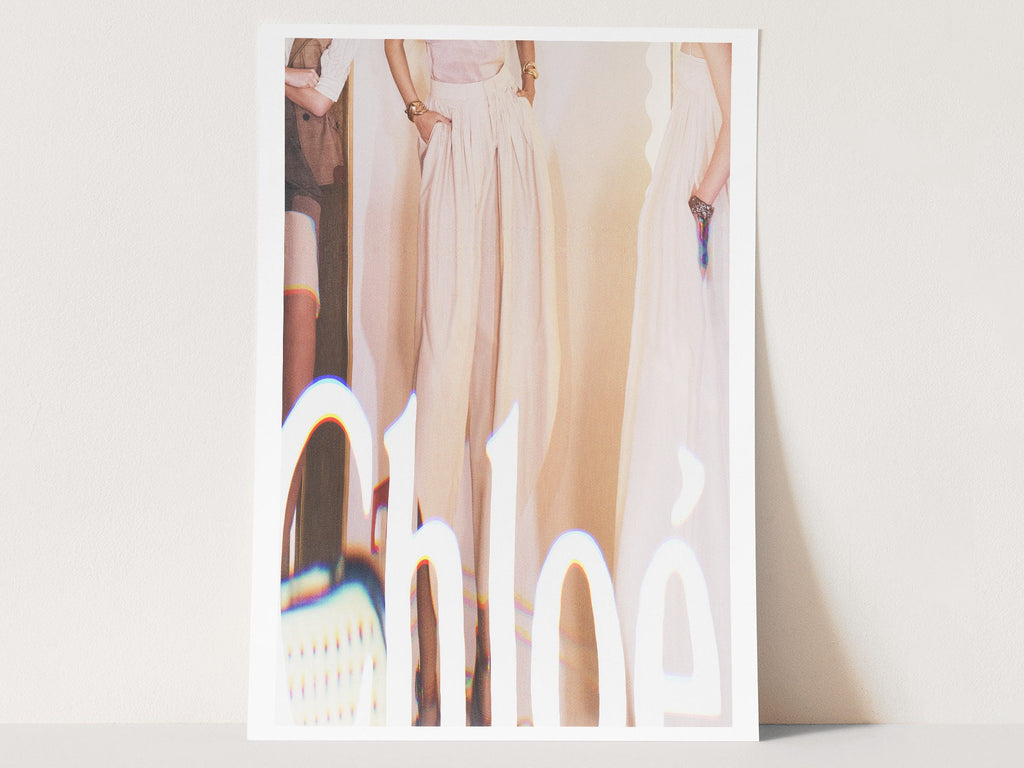 Classy Fashion Abstract Wall Art Print - Unique Feminine Home Decor for Living Room Bedroom, Bathroom, Office | Untitled (307) Giclée Print