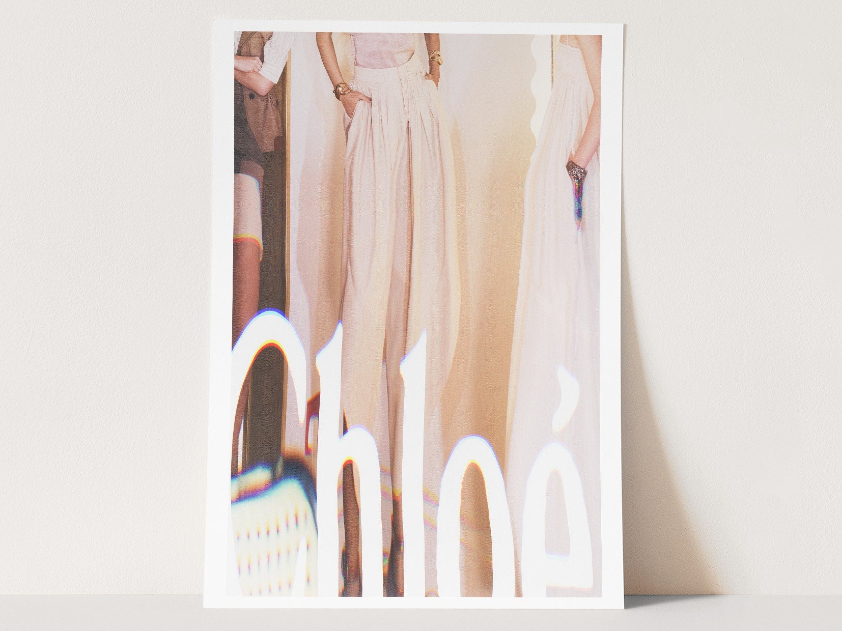 Classy Fashion Abstract Wall Art Print - Unique Feminine Home Decor for Living Room Bedroom, Bathroom, Office | Untitled (307) Giclée Print